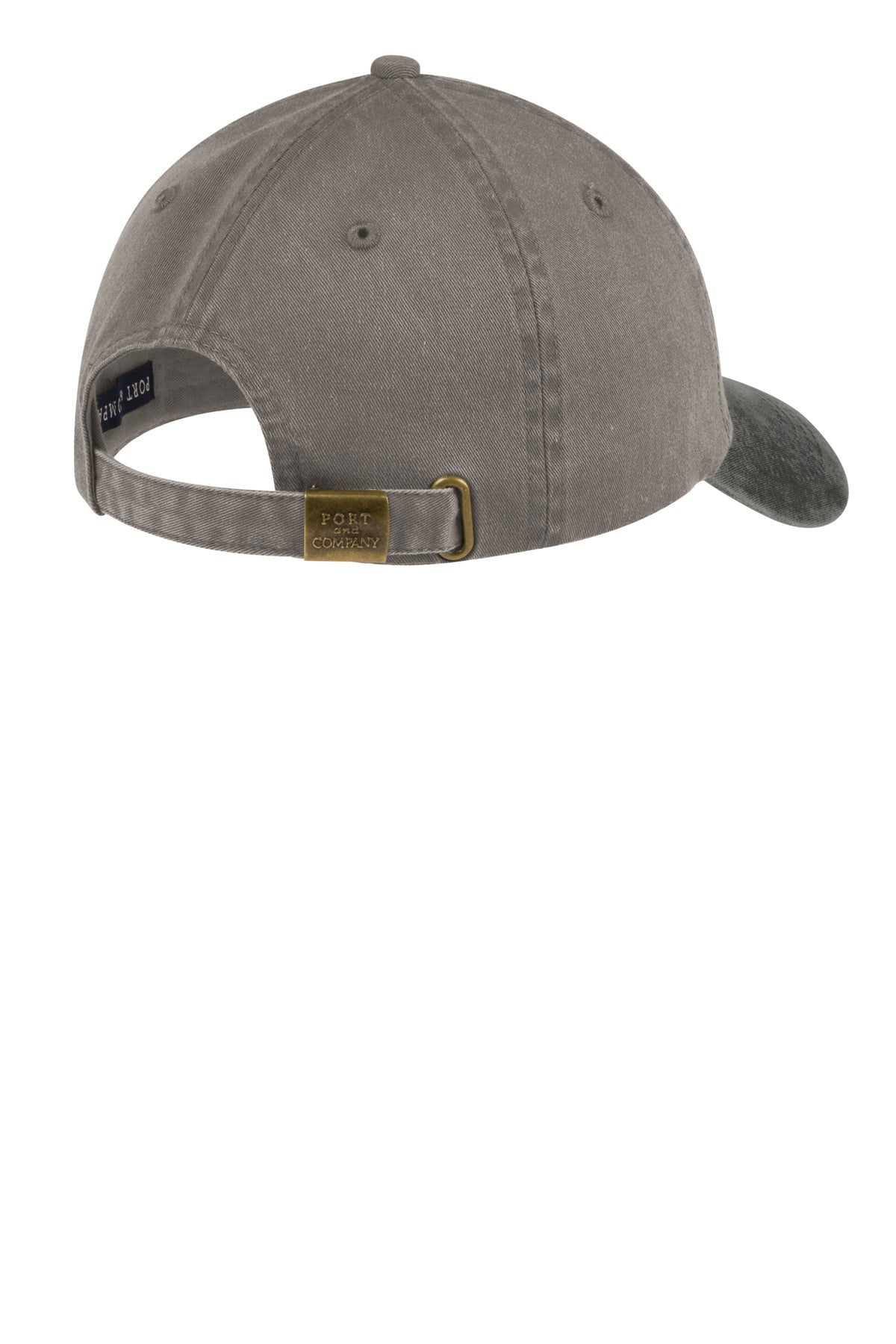 Port Authority Pigment Dyed Customized Caps, Pebble/ Black