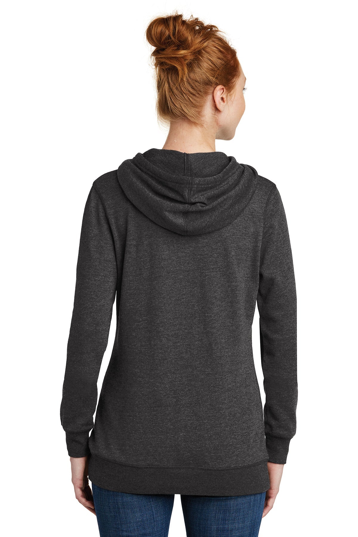 district made_dm493 _heathered black_company_logo_sweatshirts