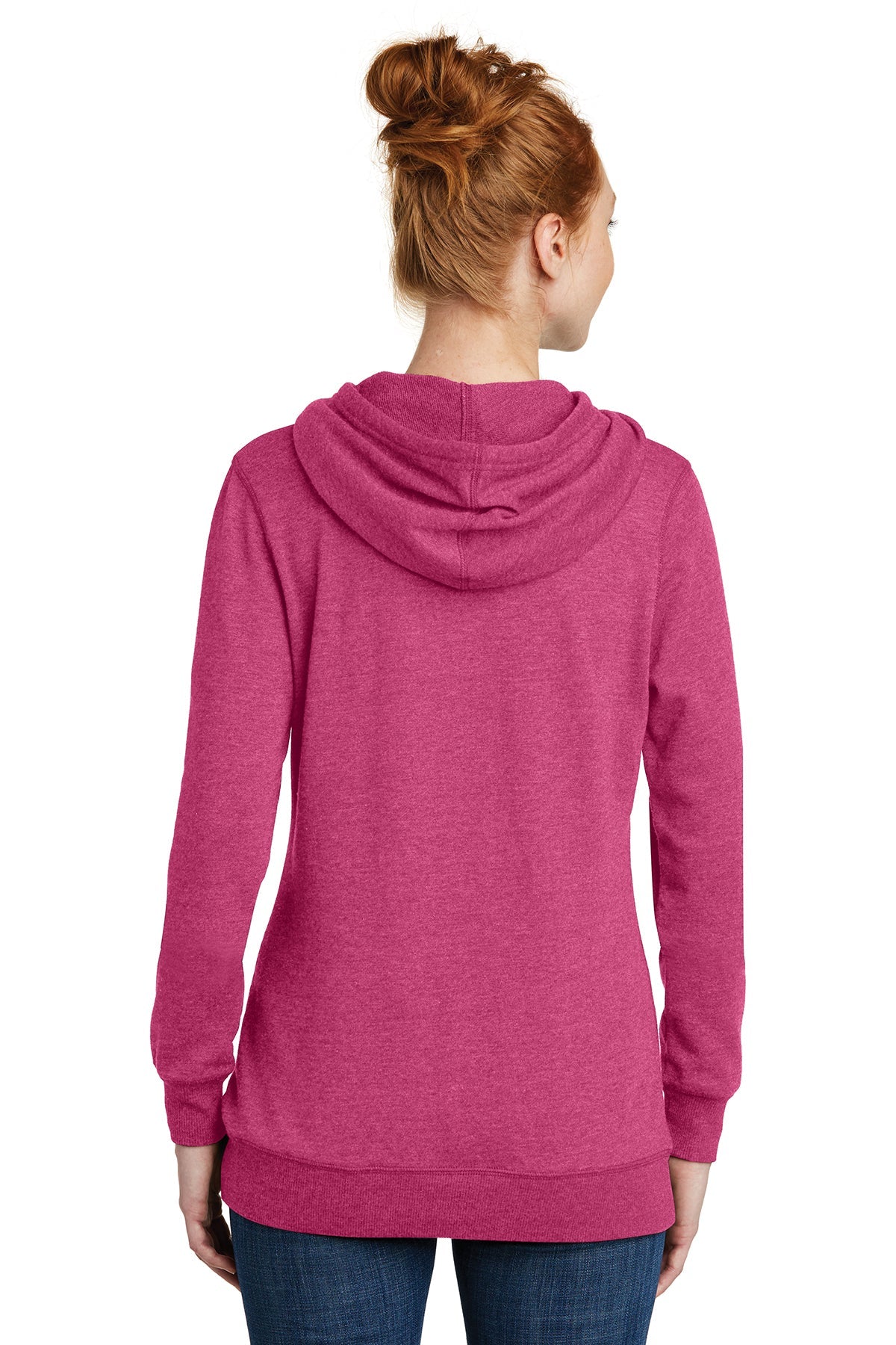 district made_dm493 _heathered pink azalea_company_logo_sweatshirts
