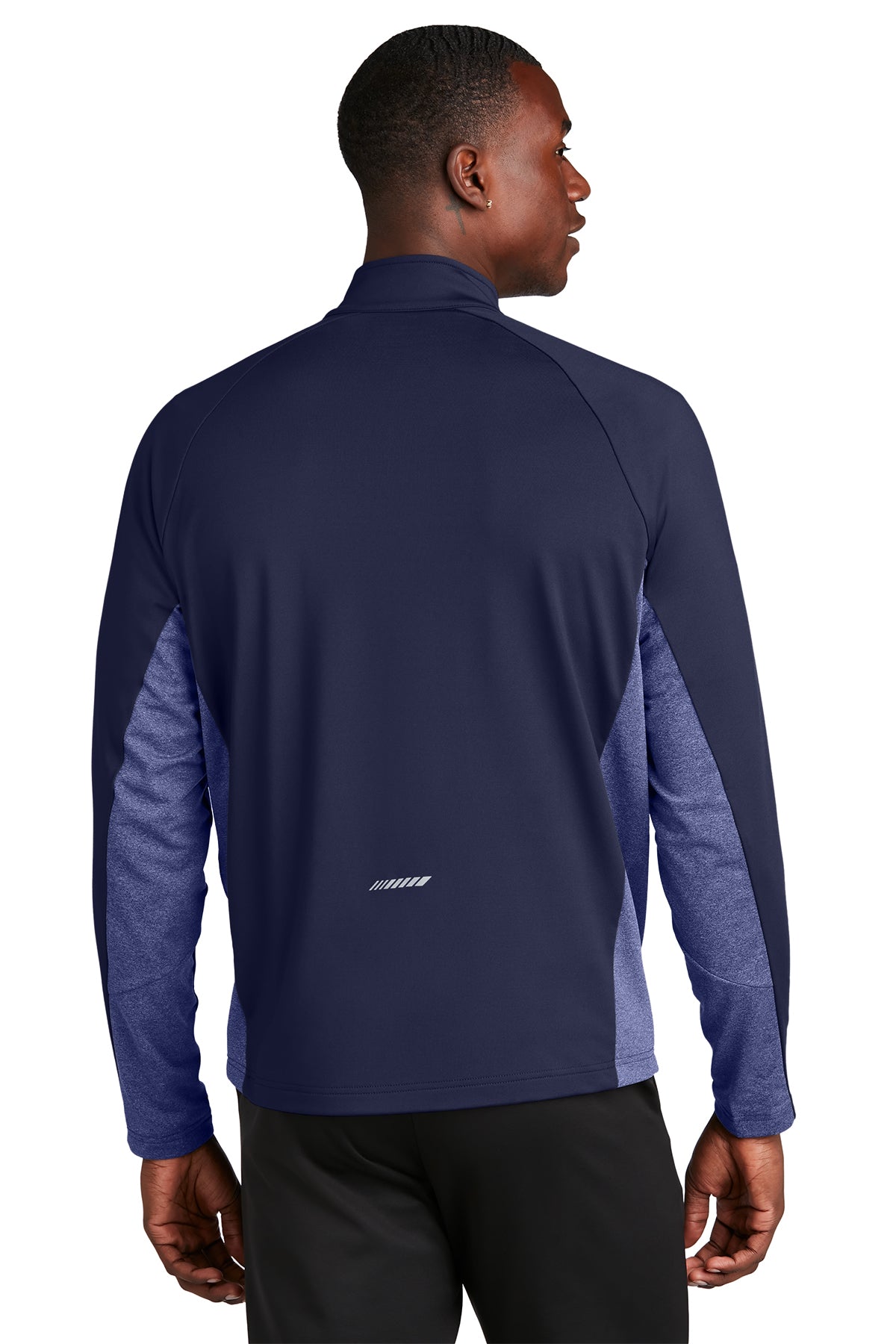 sport-tek_st854 _true navy/ true navy heather_company_logo_sweatshirts