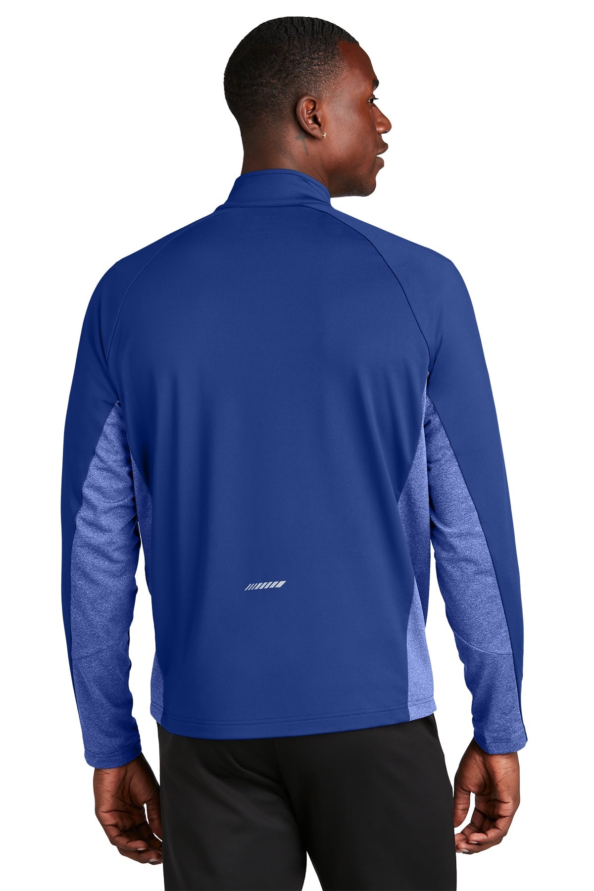sport-tek_st854 _true royal/ true royal heather_company_logo_sweatshirts