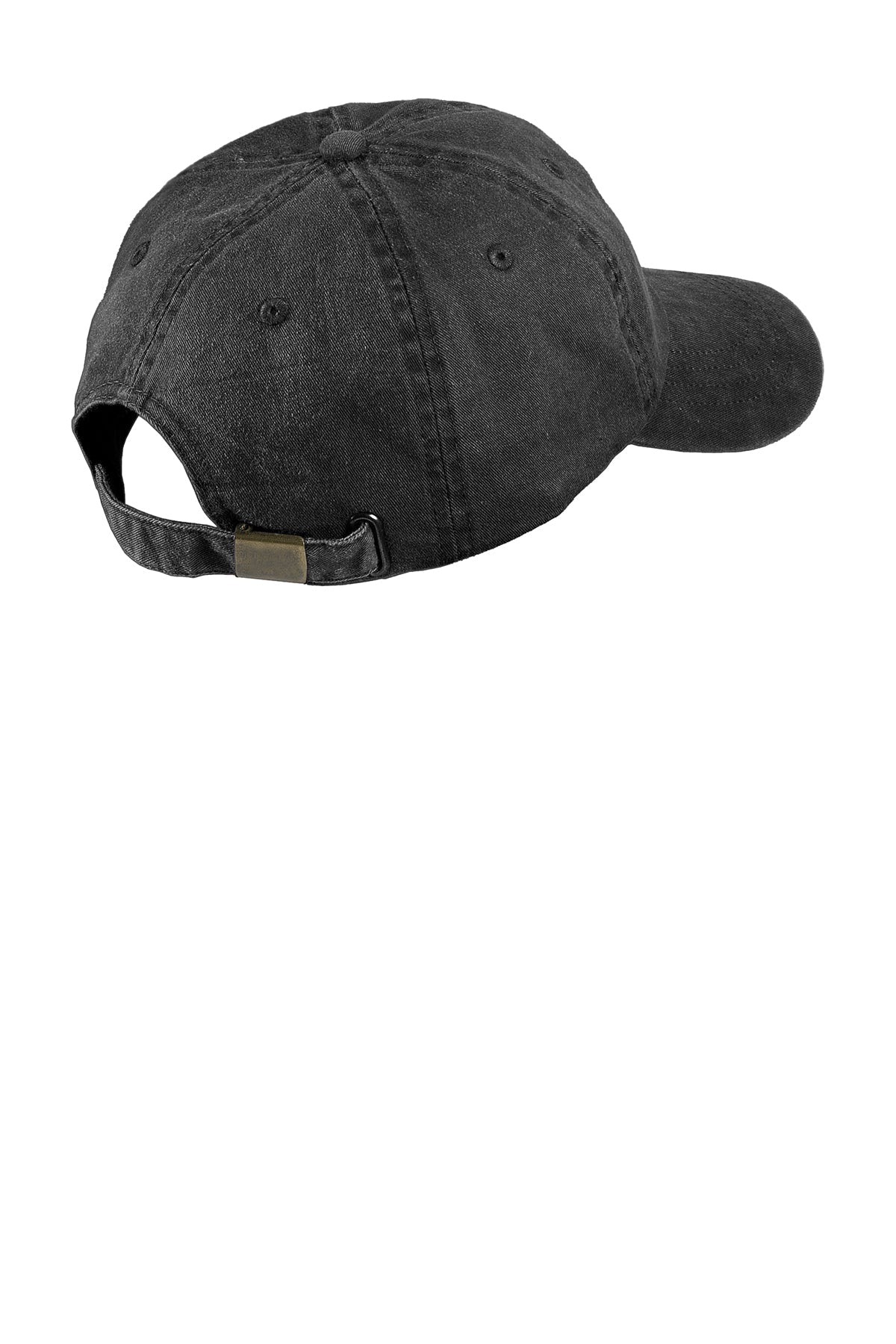 Port Authority Pigment Dyed Customized Caps, Black