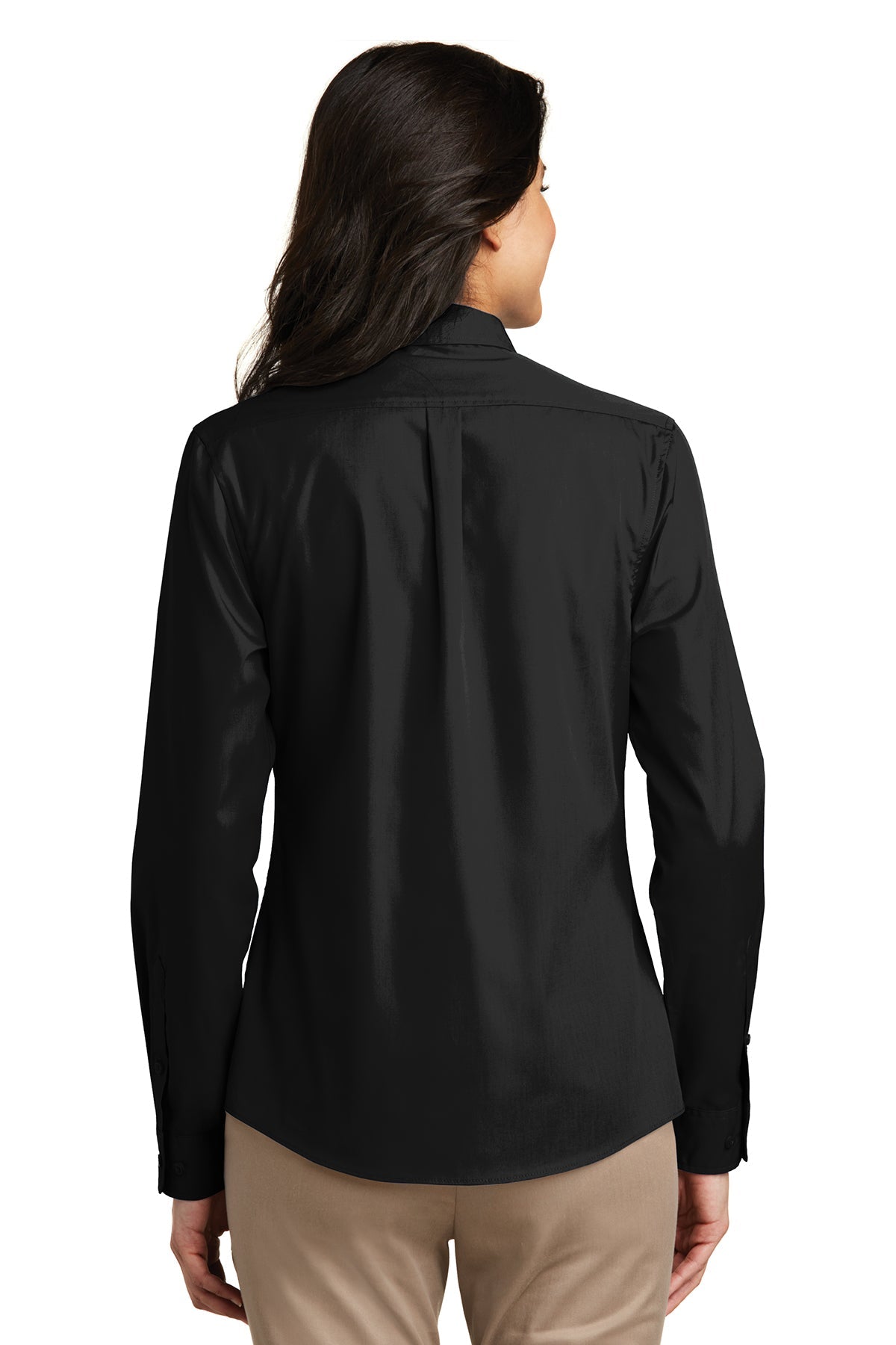 port authority_lw100 _deep black_company_logo_button downs