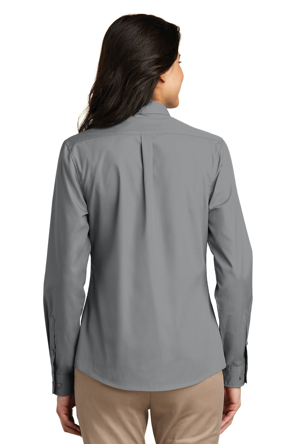port authority_lw100 _gusty grey_company_logo_button downs