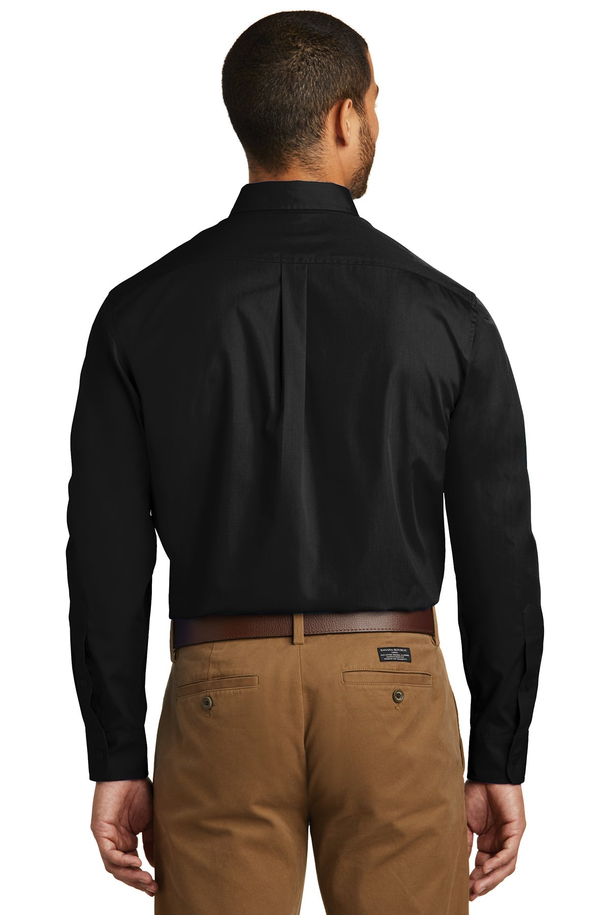port authority_tw100 _deep black_company_logo_button downs