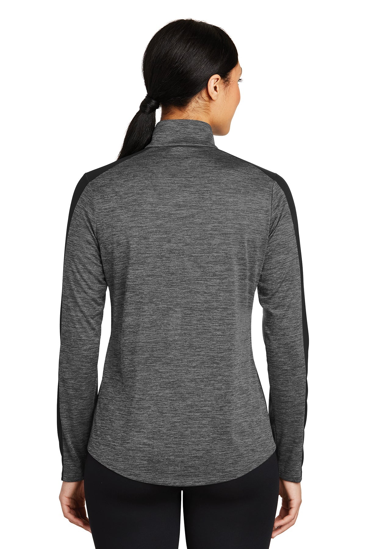 sport-tek_lst397 _grey-black electric/ black_company_logo_sweatshirts
