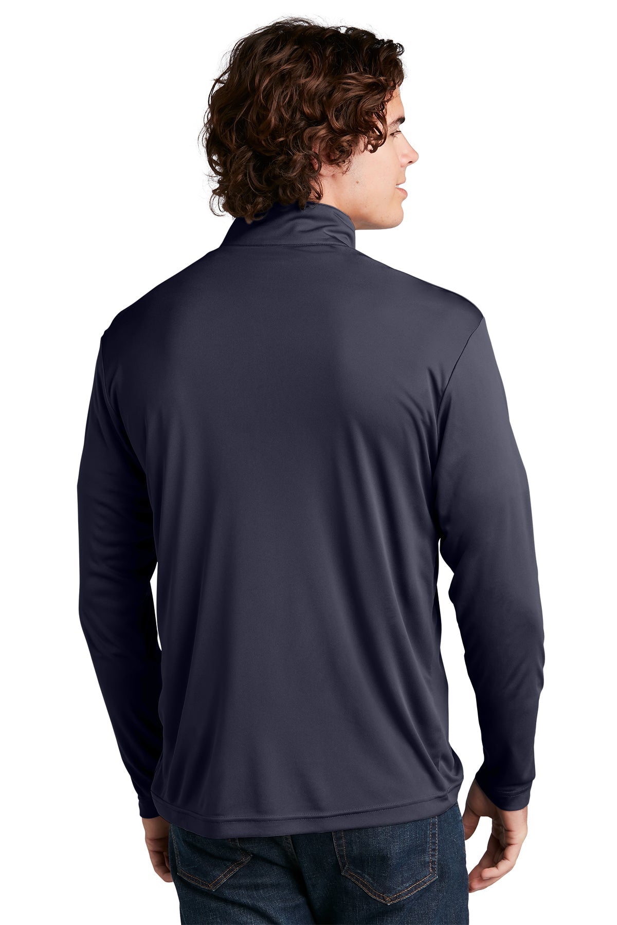 sport-tek_st357 _true navy_company_logo_sweatshirts