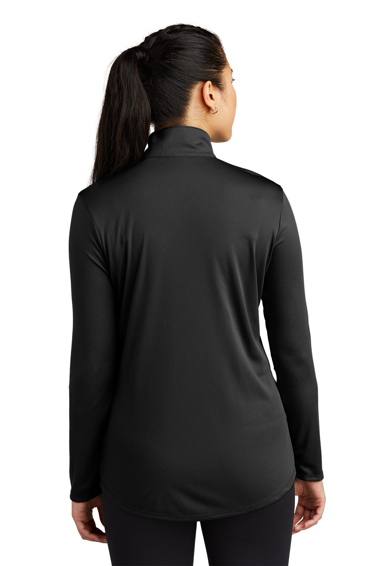 Sport-Tek Ladies PosiCharge Competitor Custom 1/4-Zip Pullovers, Black [Winners Circle Group]