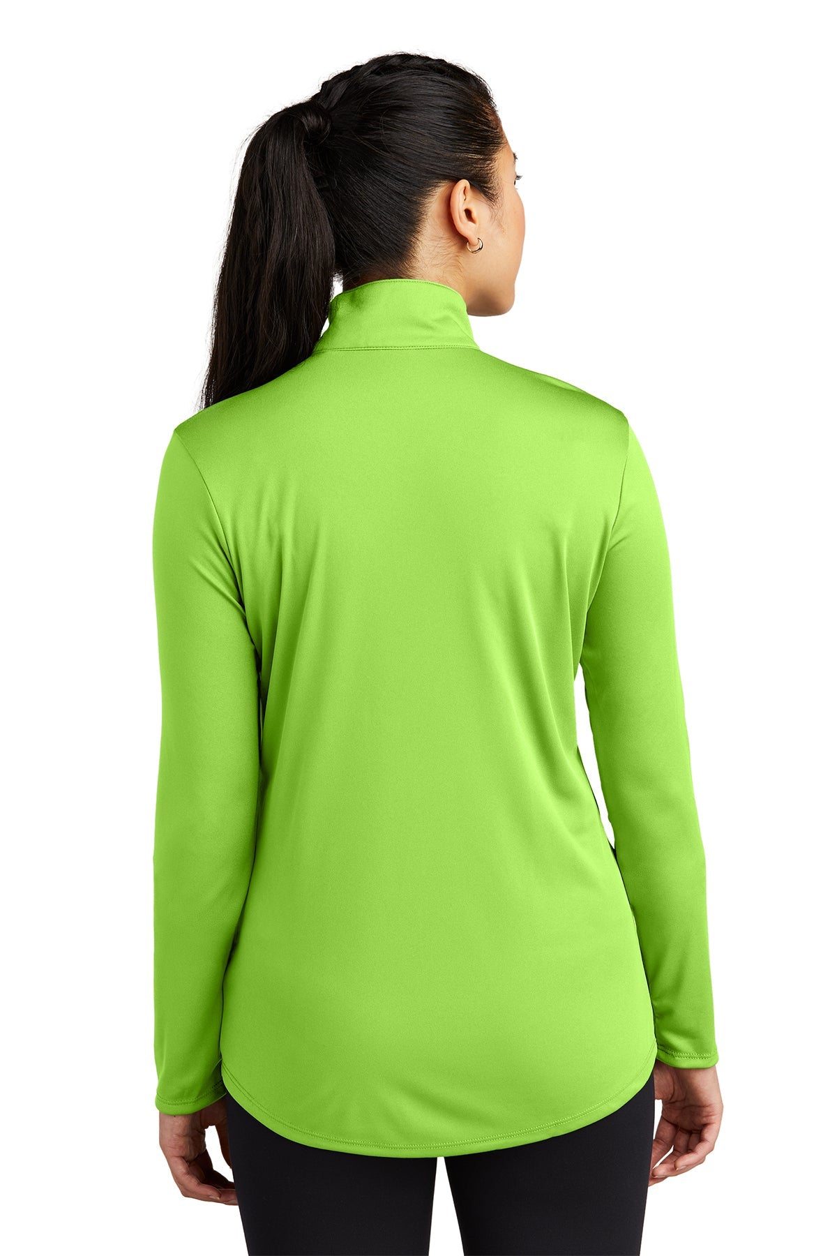 sport-tek_lst357 _lime shock_company_logo_sweatshirts