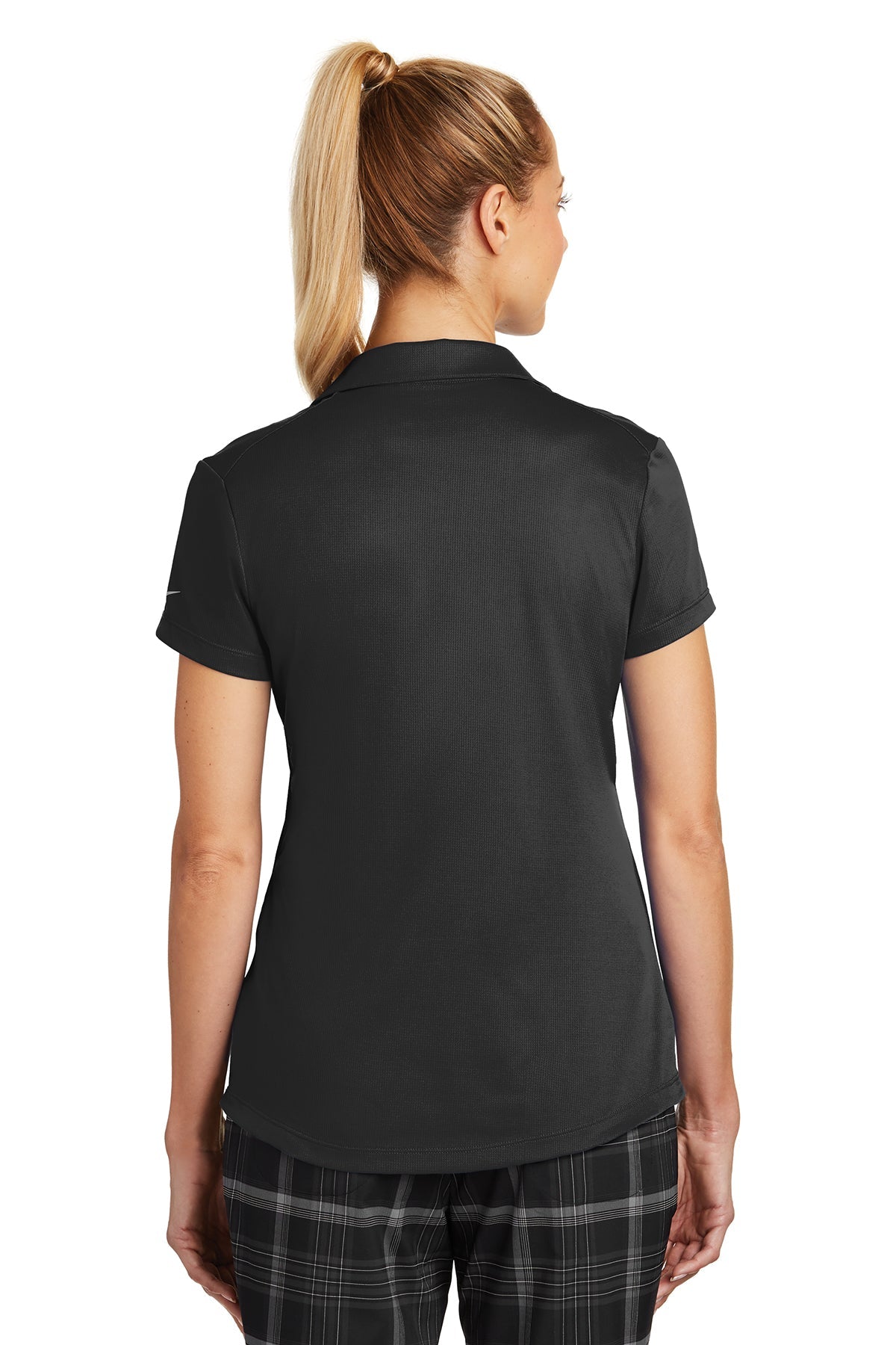 Nike Ladies Dri-FIT Legacy Customized Polos, Black [Red Gate]