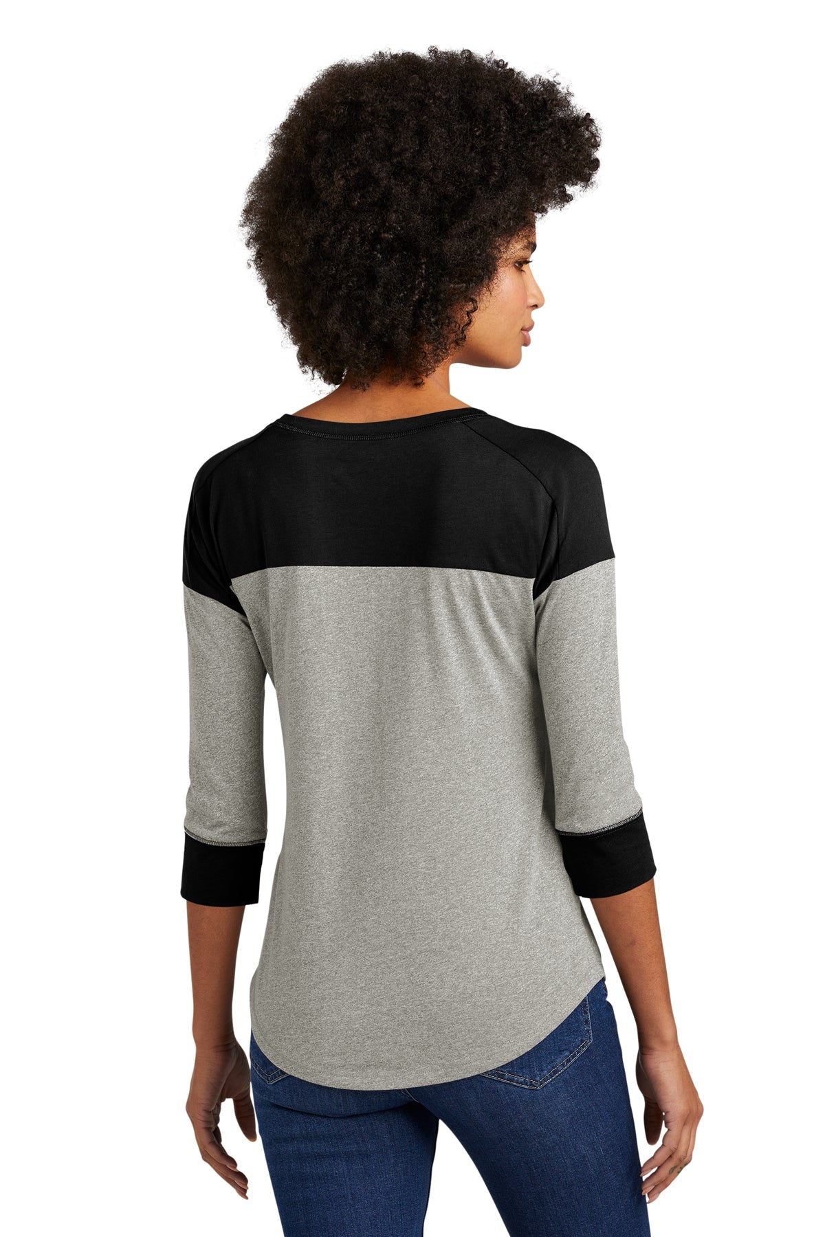 New Era Ladies Heritage Blend 3/4-Sleeve Baseball Raglan Tee