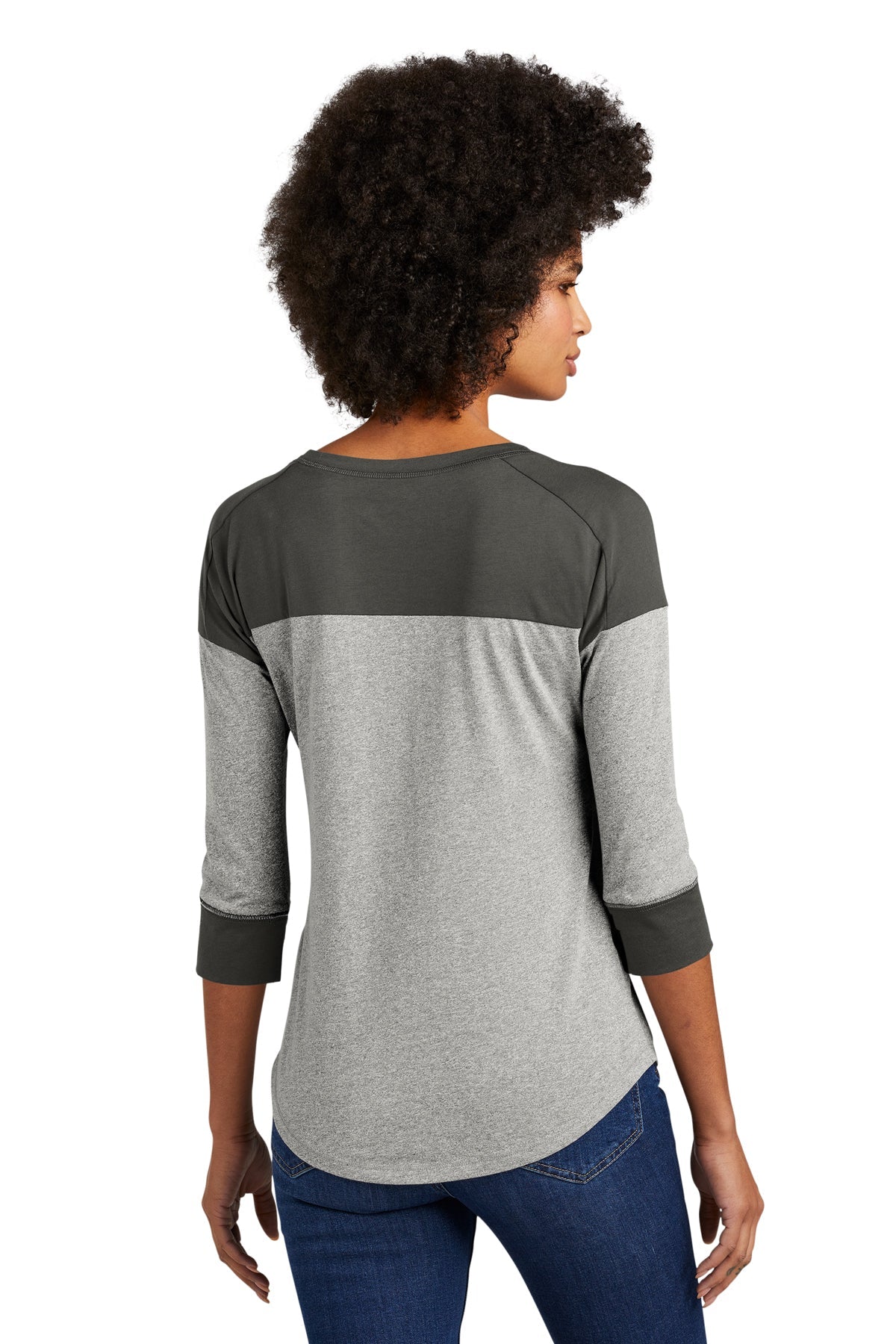 New Era Ladies Heritage Blend 3/4-Sleeve Baseball Raglan Tee