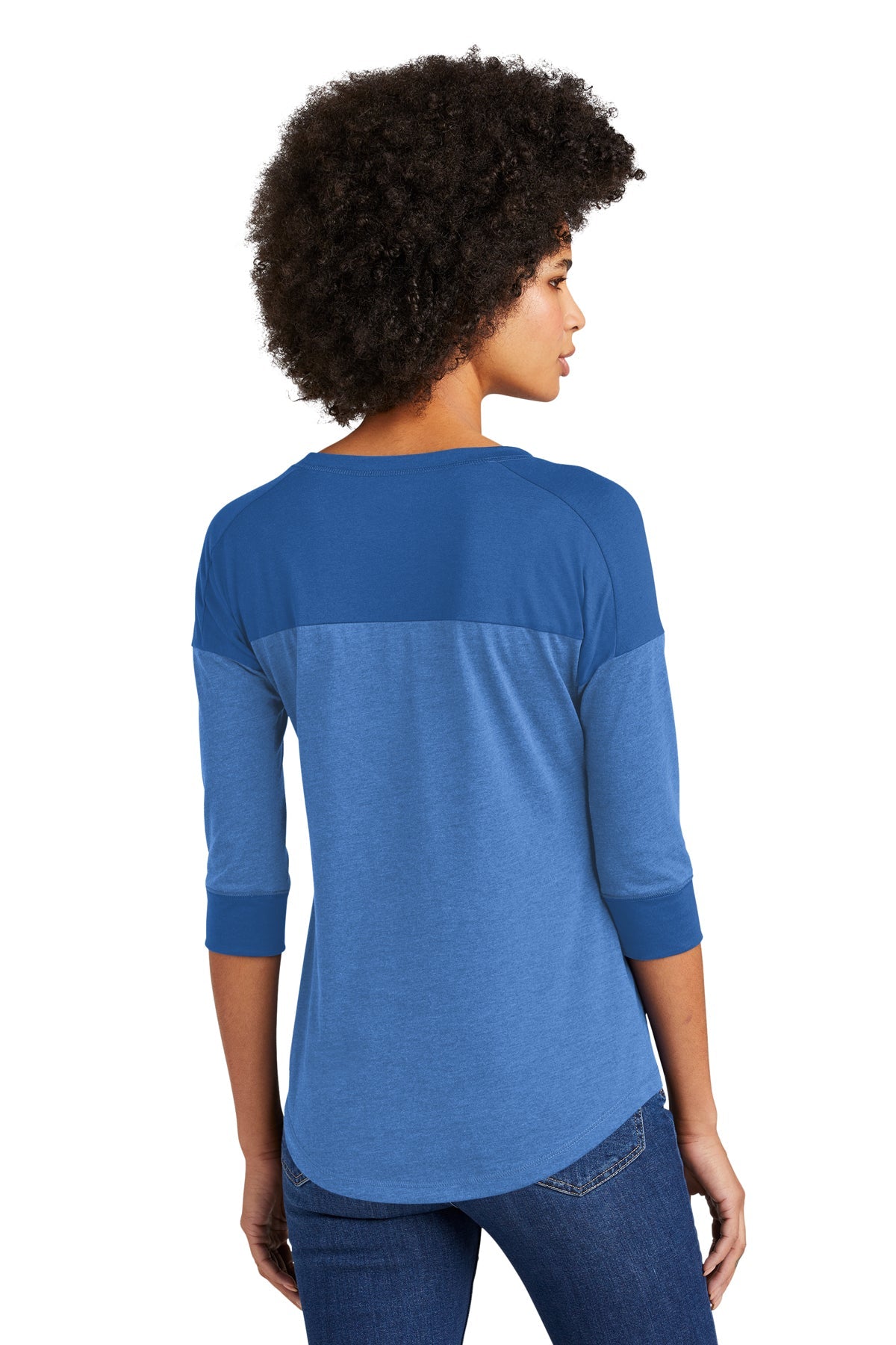 New Era Ladies Heritage Blend 3/4-Sleeve Baseball Raglan Tee