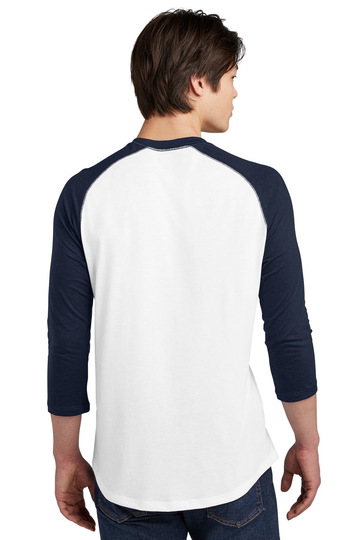 New Era Heritage Blend 3/4-Sleeve Baseball Raglan Tee