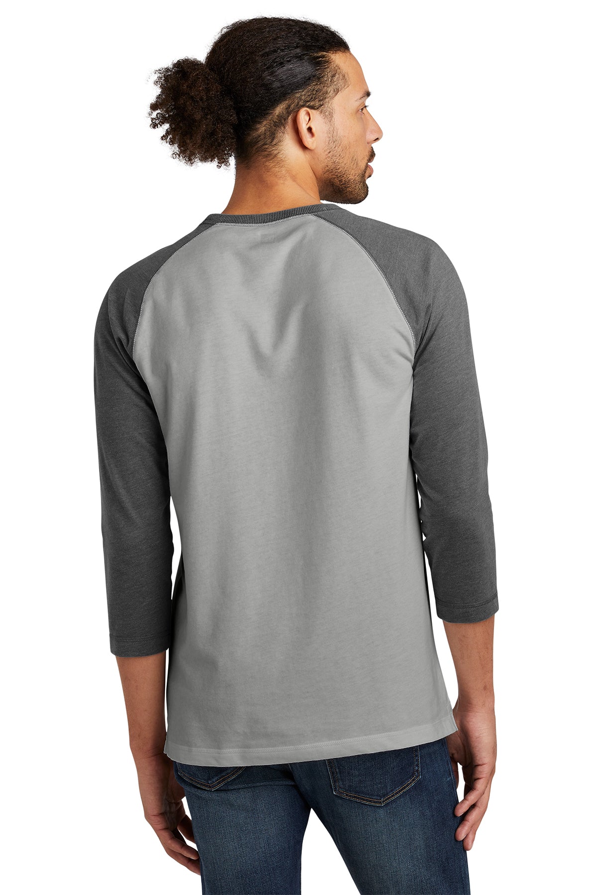New Era Sueded Cotton 3/4-Sleeve Baseball Raglan Tee