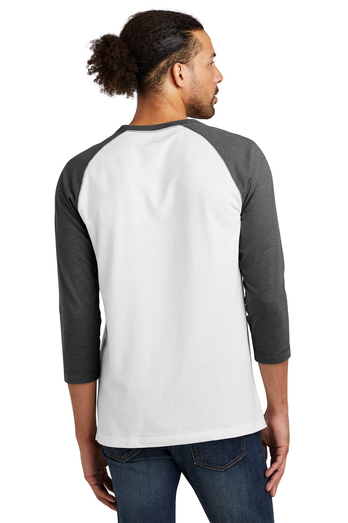 New Era Sueded Cotton 3/4-Sleeve Baseball Raglan Tee