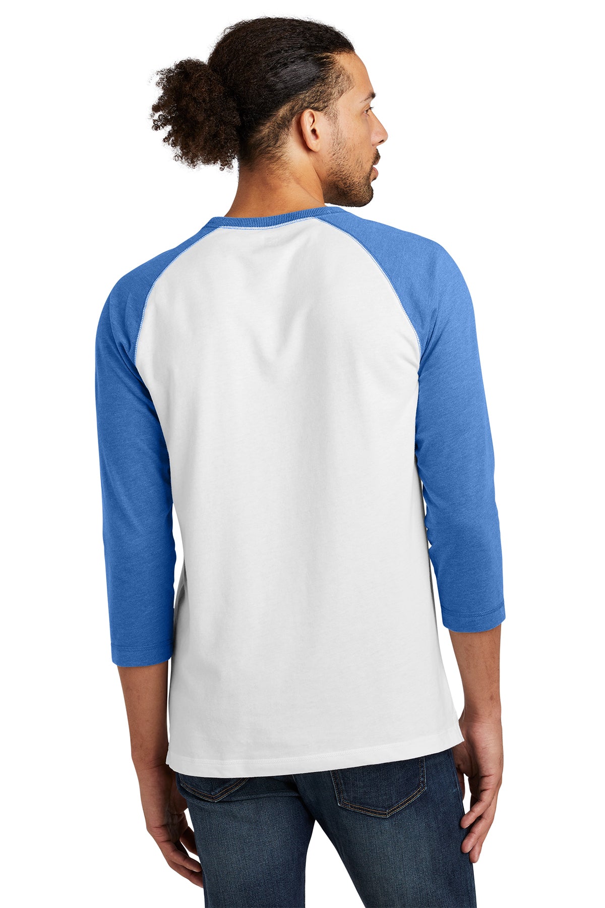 New Era Sueded Cotton 3/4-Sleeve Baseball Raglan Tee