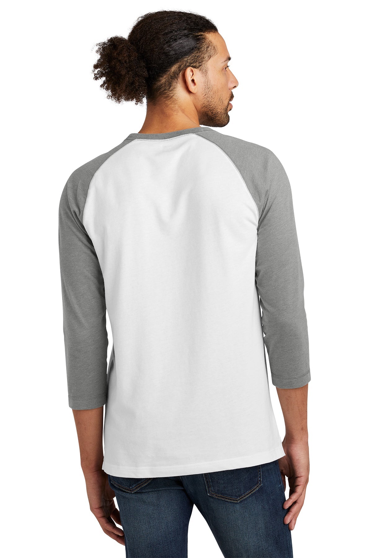 New Era Sueded Cotton 3/4-Sleeve Baseball Raglan Tee