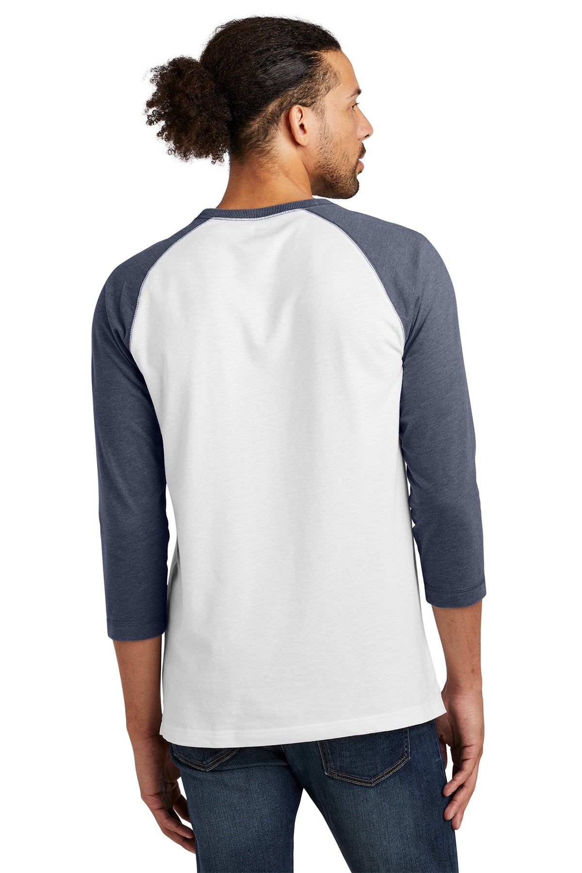 New Era Sueded Cotton 3/4-Sleeve Baseball Raglan Tee