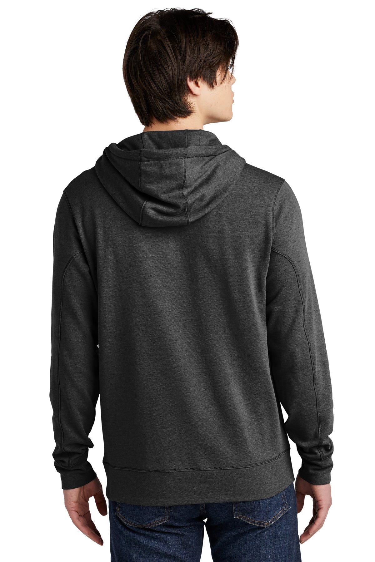 new era_nea510 _black heather_company_logo_sweatshirts