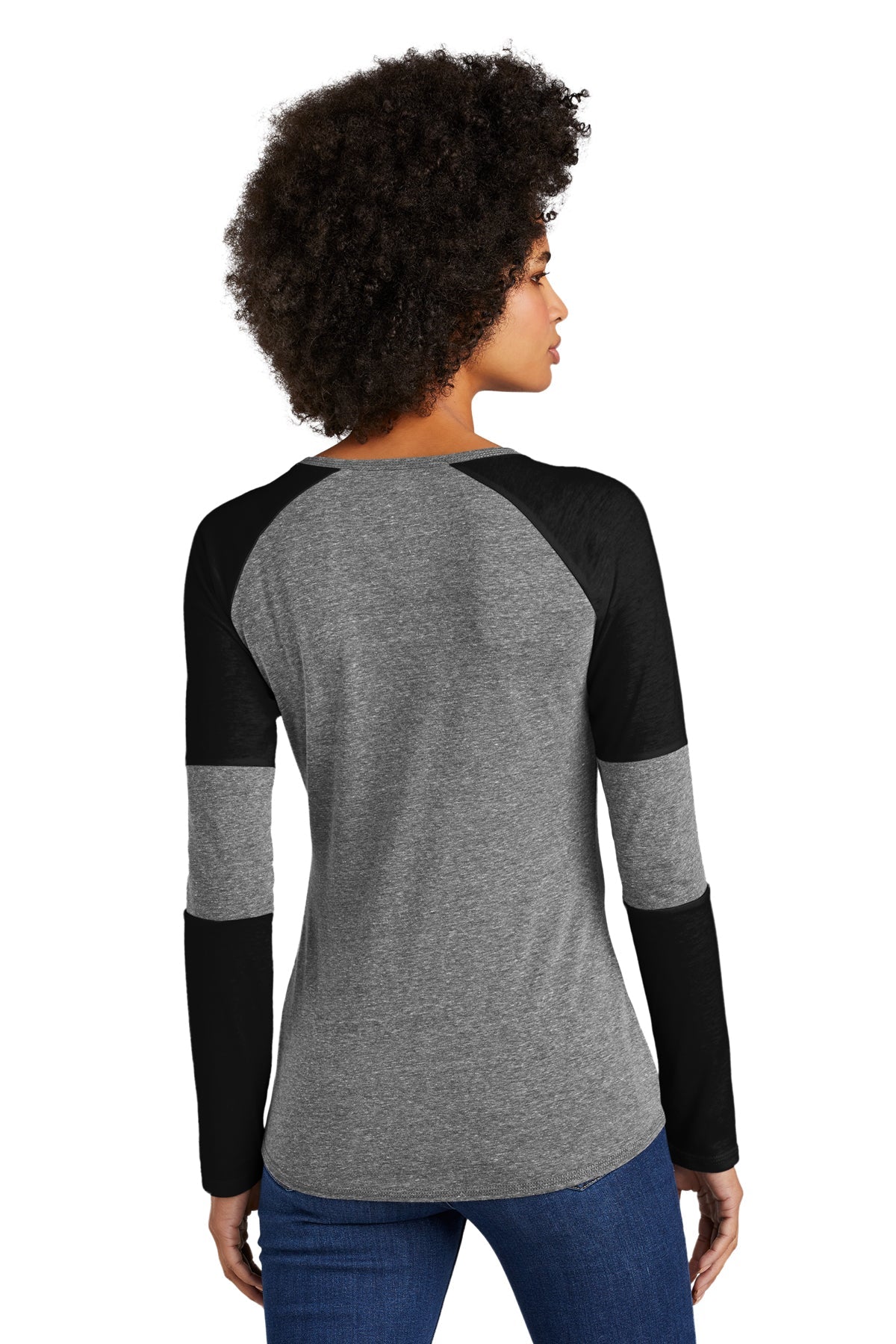 New Era Ladies Tri-Blend Performance Baseball Tee