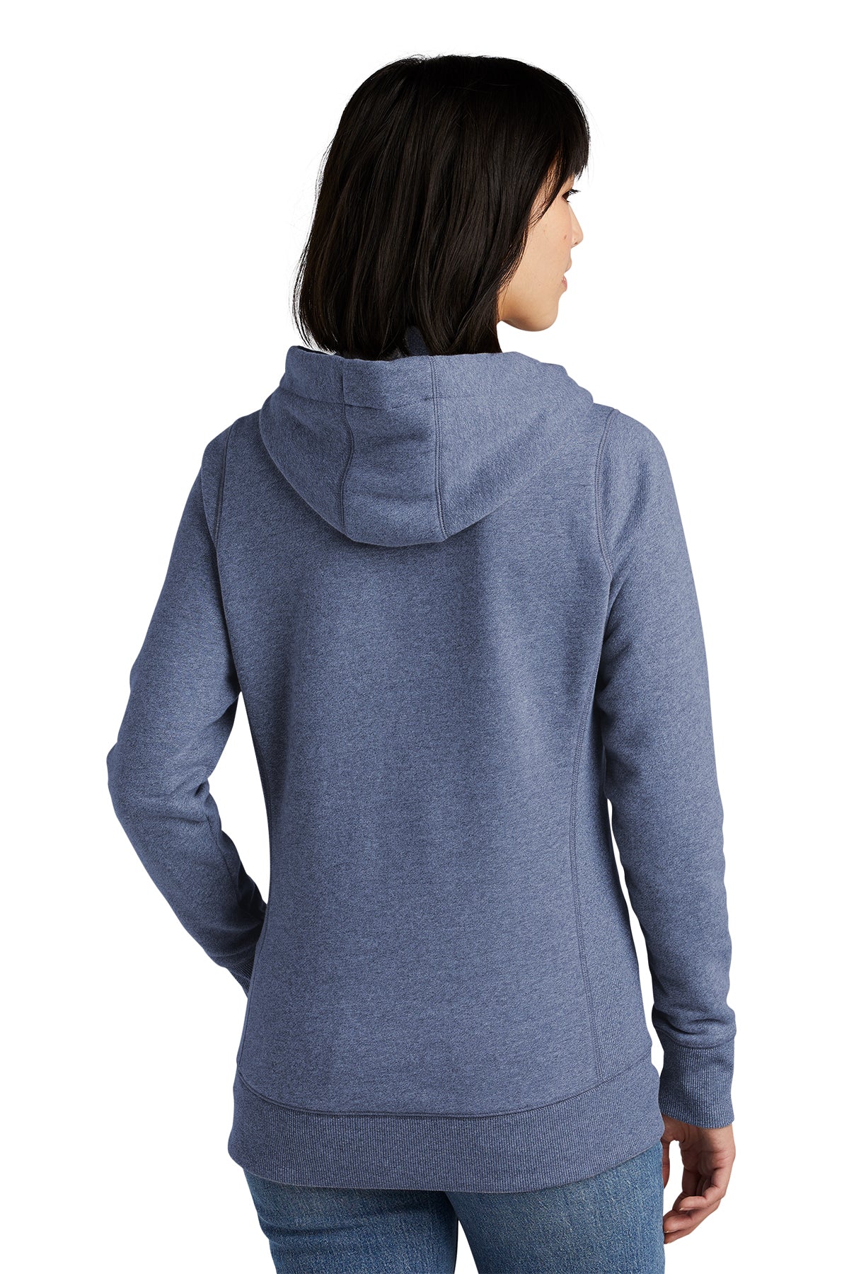 New Era Ladies French Terry Custom Hoodies, Dark Royal Twist