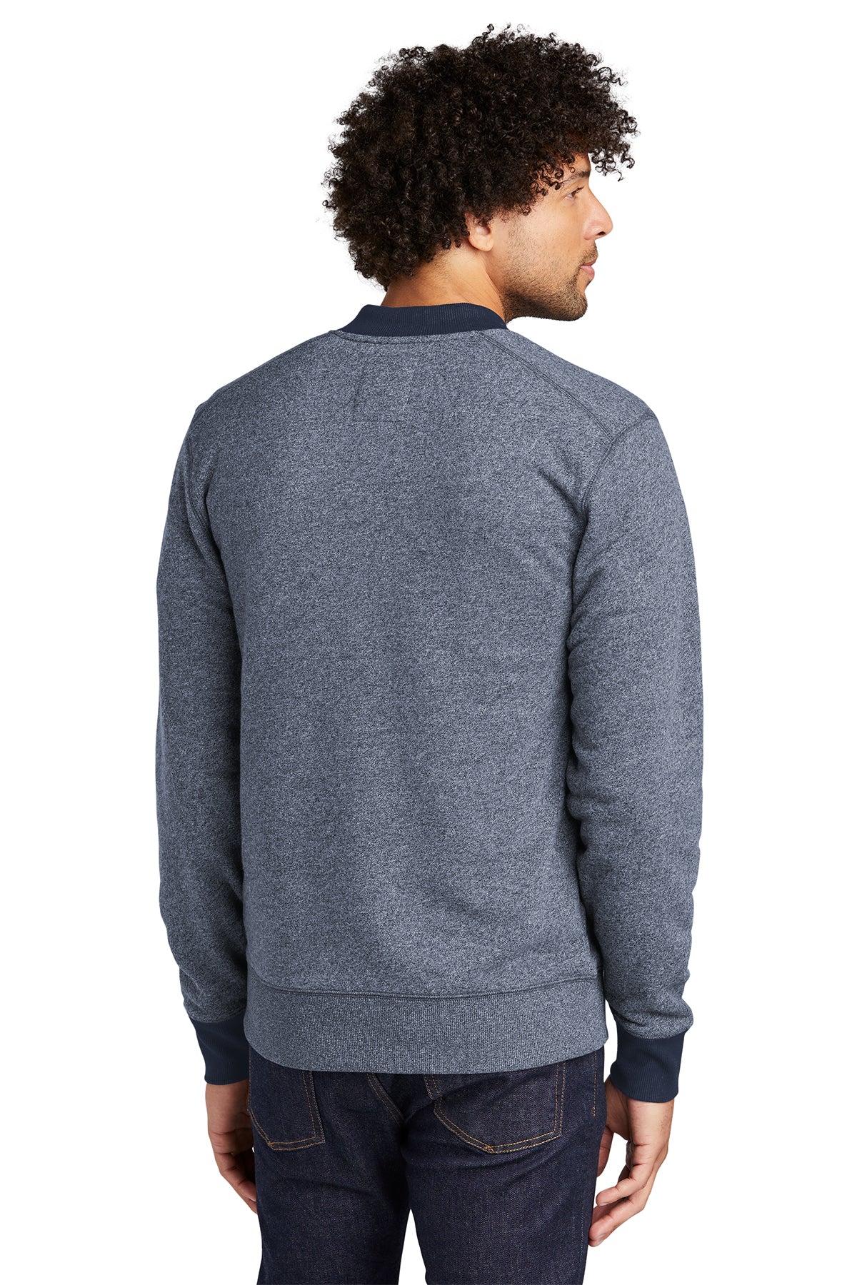 new era_nea503 _true navy/ true navy twist_company_logo_sweatshirts