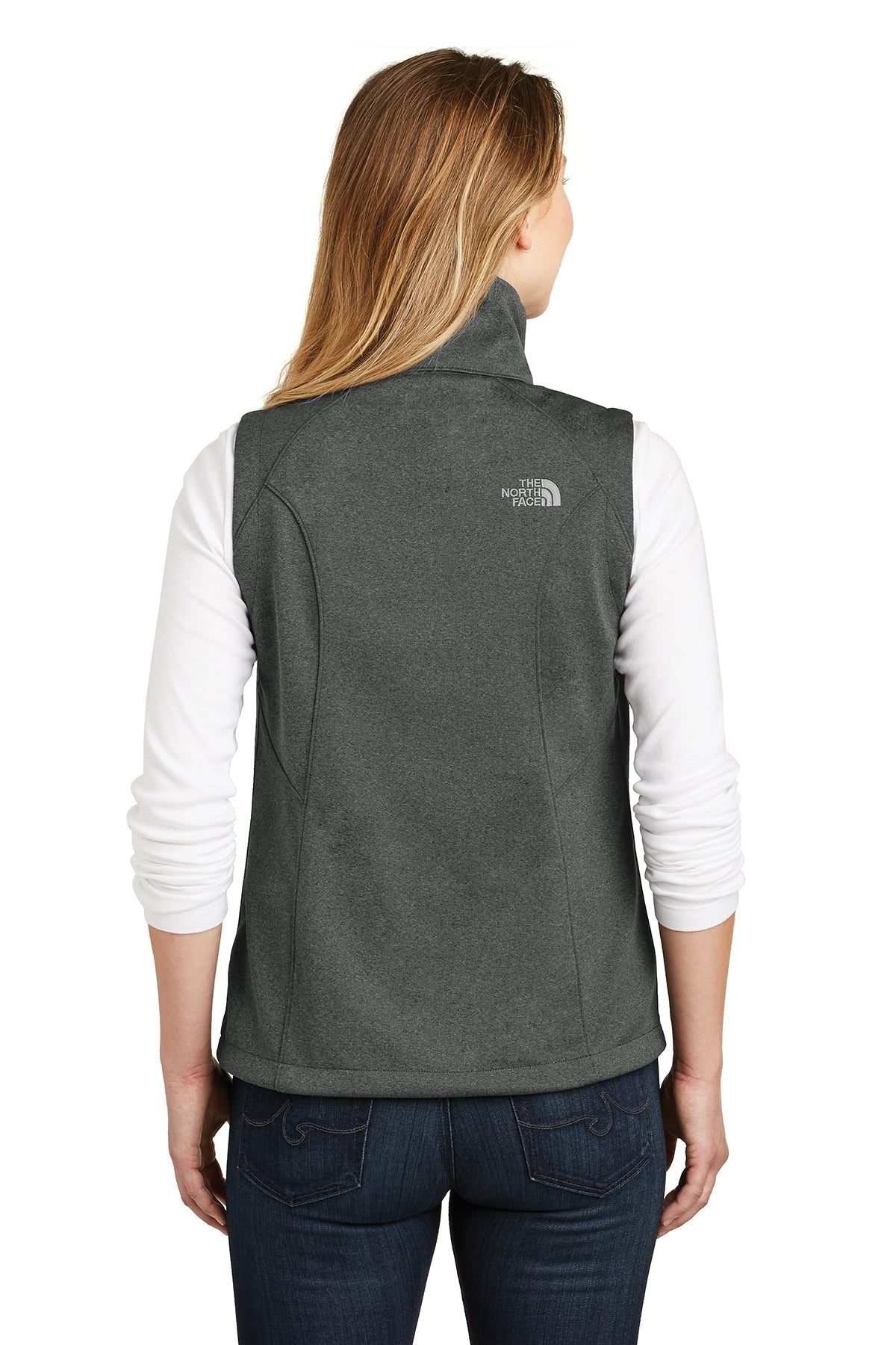 North Face Ladies Ridgewall Soft Shell Vest TNF Dark Grey Heather [Schier]