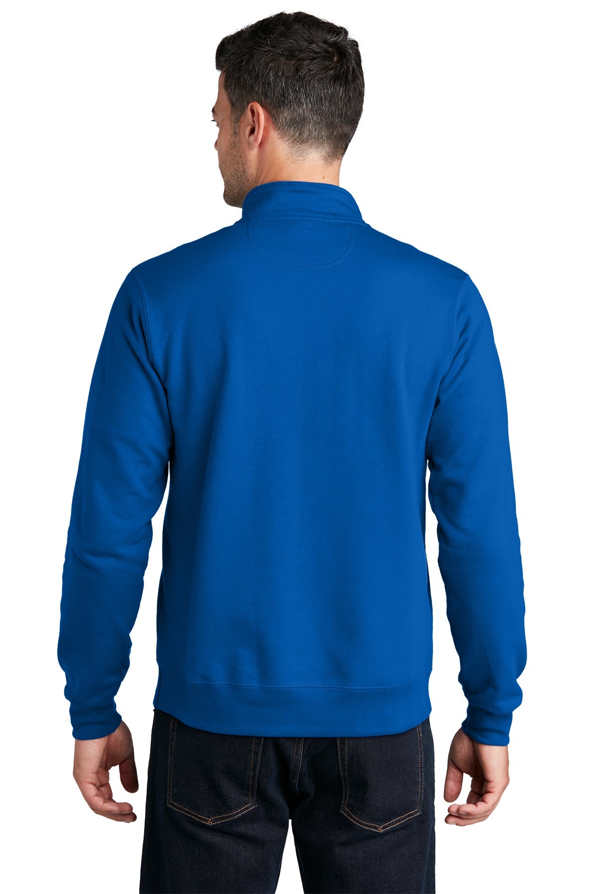Port & Company Fan Favorite Fleece Customized Quarter Zips, True Royal