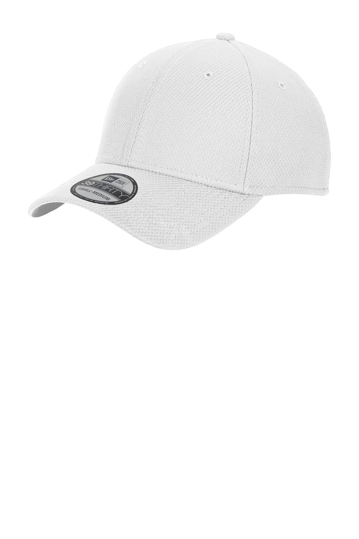 New Era Diamond Era Stetch Custom Caps, White