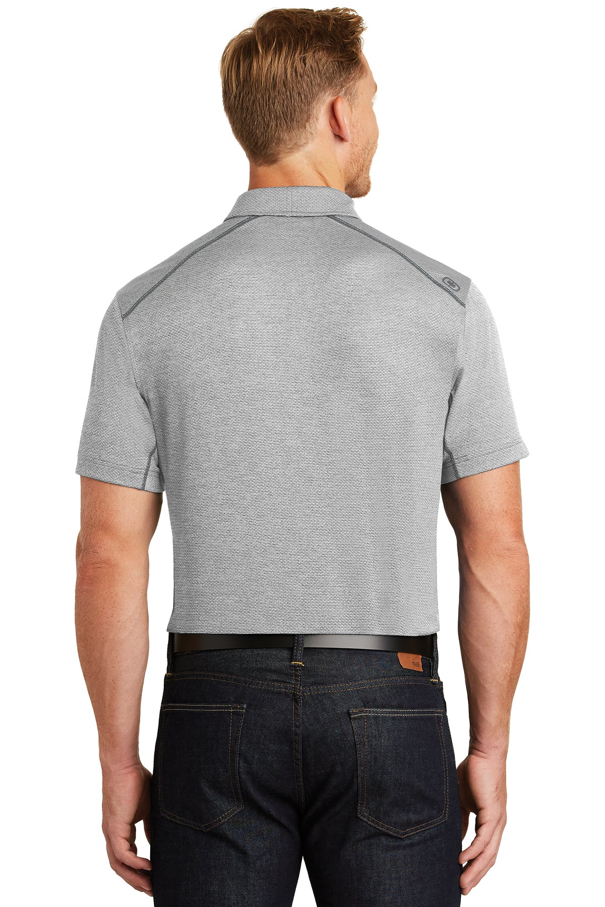 OGIO Orbit Customized Polos, Rogue Grey/ White [Ivey Mechanical Company]