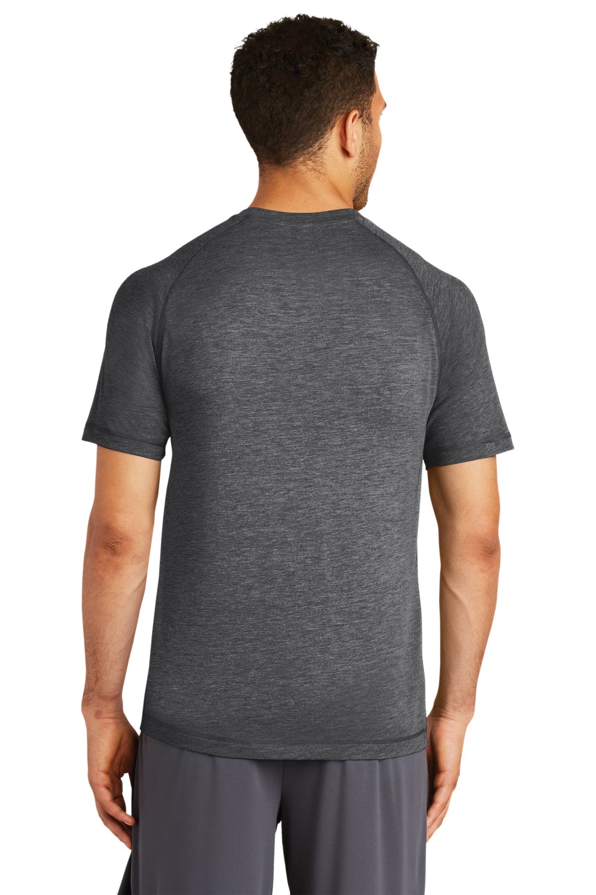 Sport-Tek PosiCharge Tri Blend Custom Wicking Raglan Tee's, Dark Grey Heather