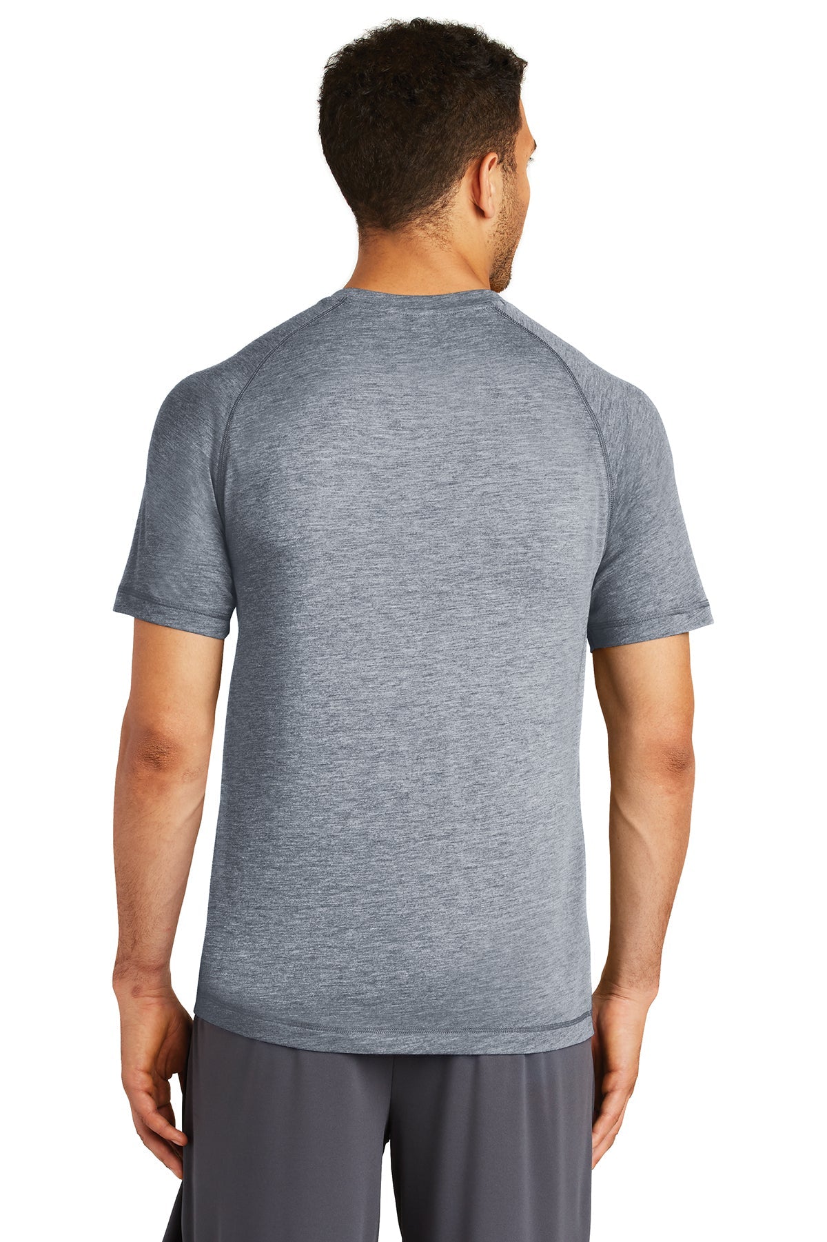 Sport-Tek PosiCharge Tri Blend Customized Wicking Raglan Tee's, True Navy Heather
