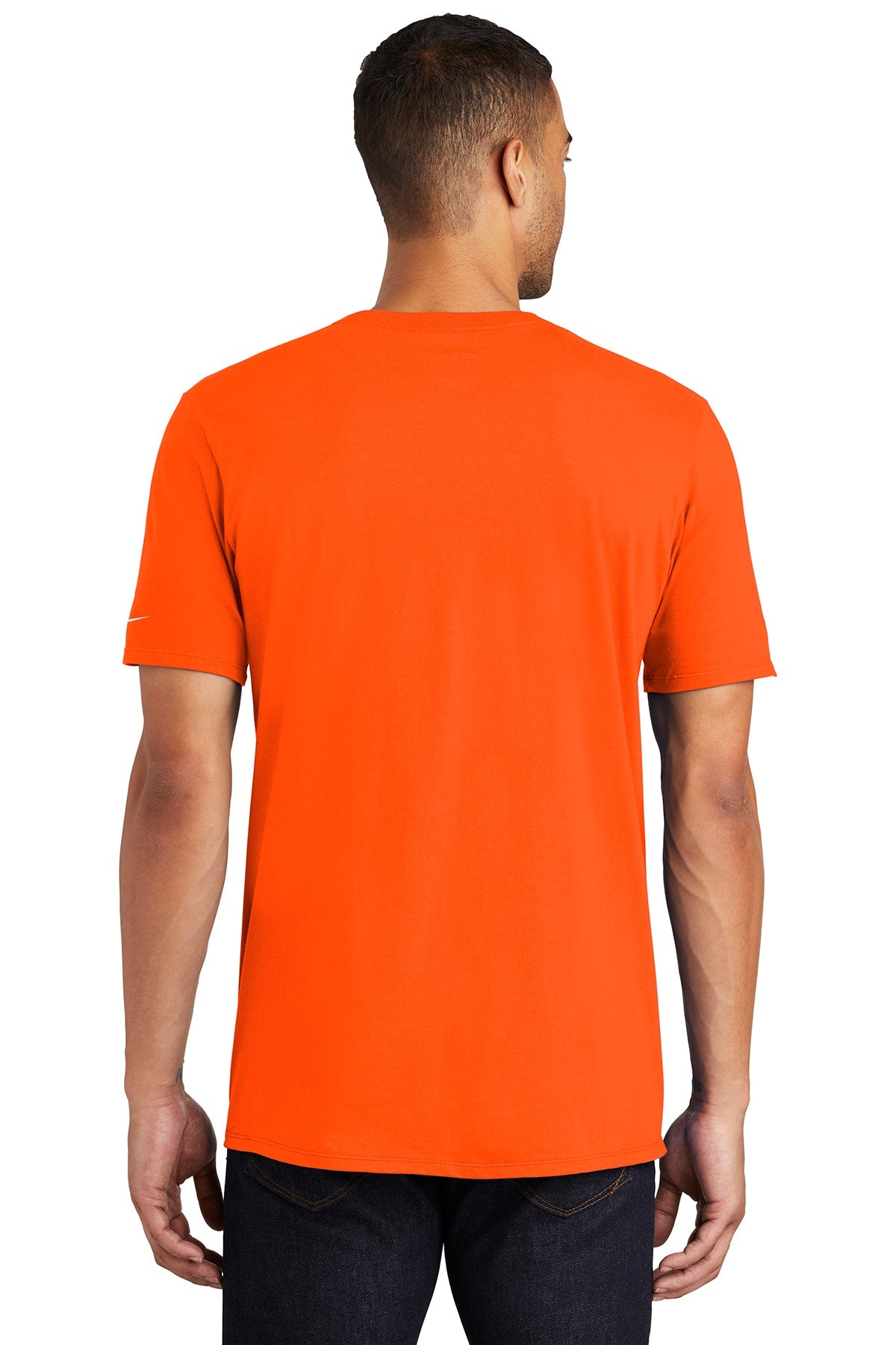 nike core cotton tee nkbq5233 brilliant orange