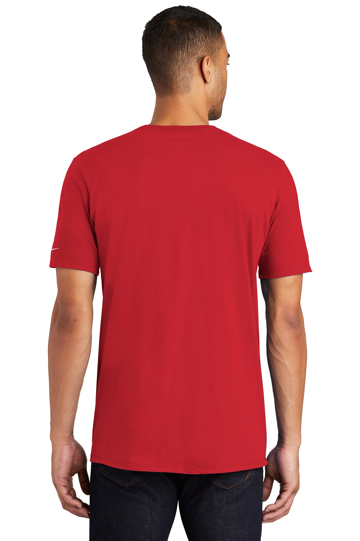 nike core cotton tee nkbq5233 gym red