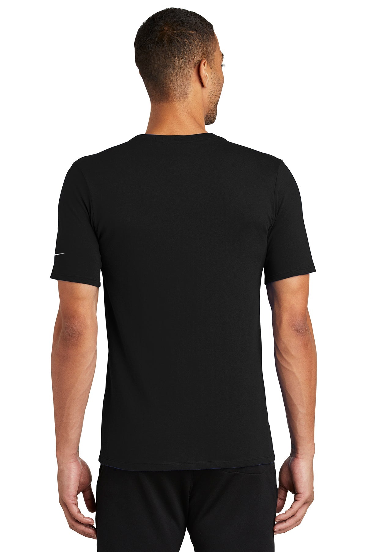 nike drifit cottonpoly tee nkbq5231 black