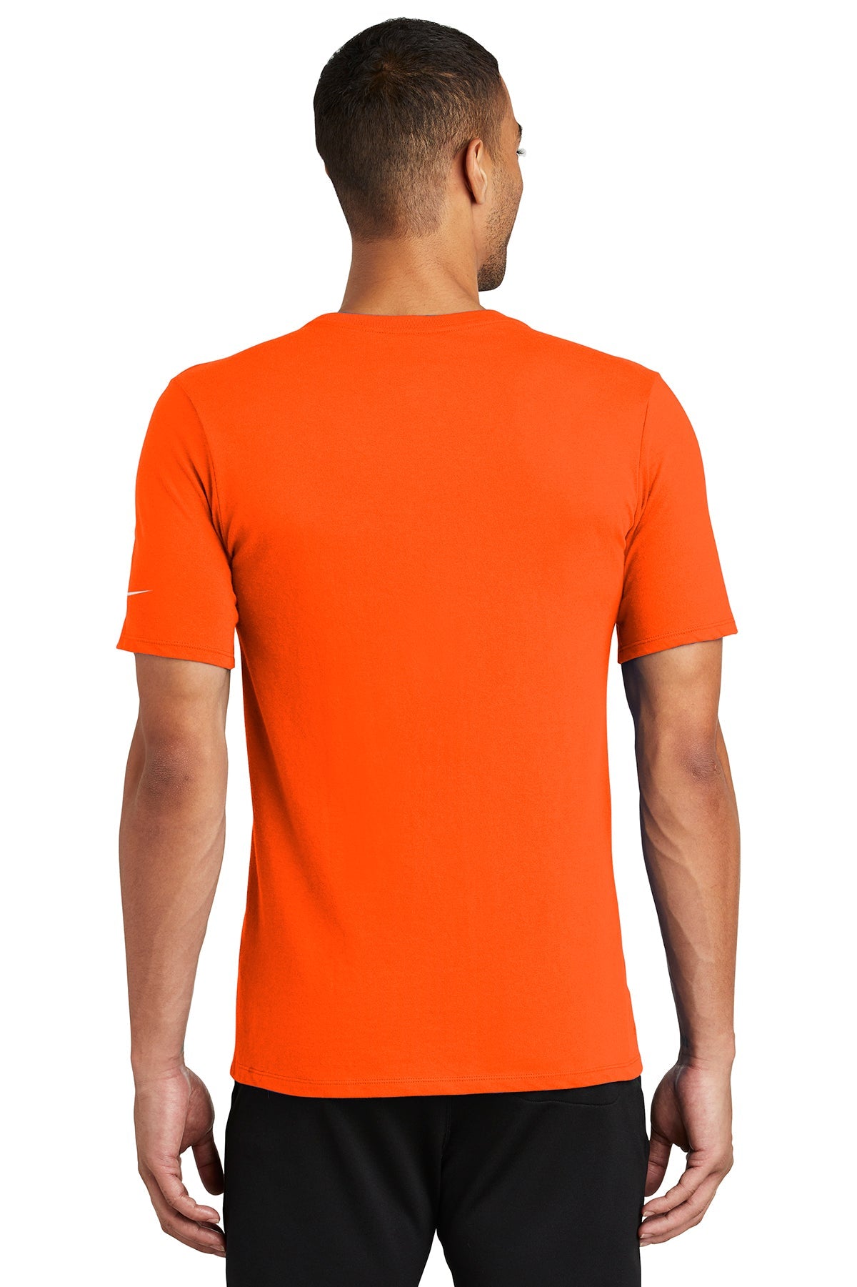 nike drifit cottonpoly tee nkbq5231 brilliant orange