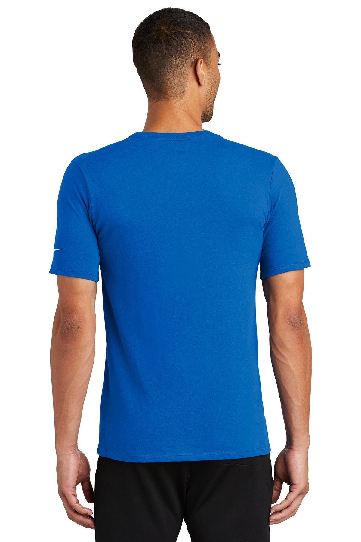 nike drifit cottonpoly tee nkbq5231 game royal