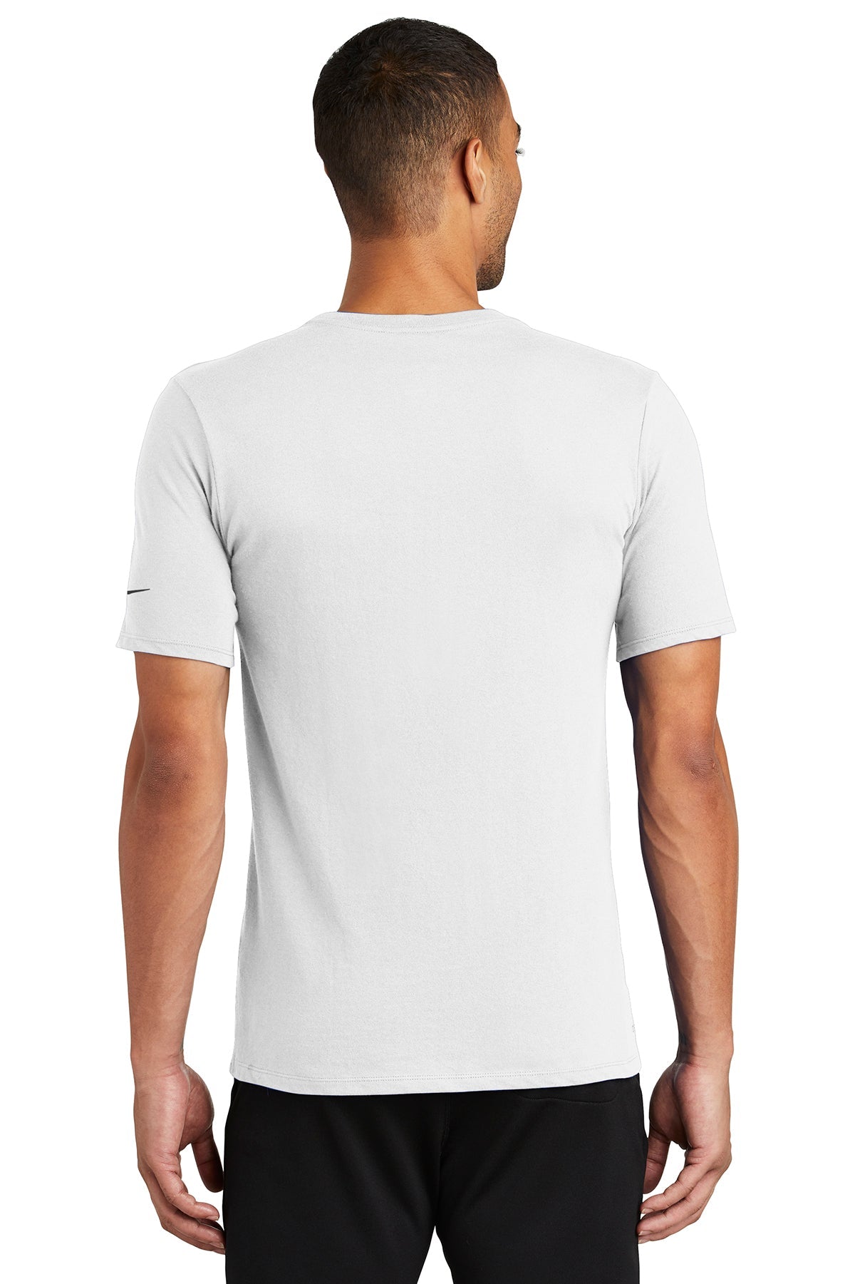 nike drifit cottonpoly tee nkbq5231 white