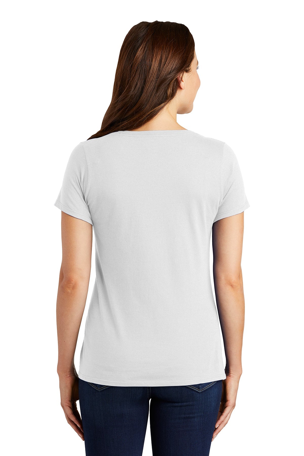 nike ladies drifit cottonpoly scoop neck tee nkbq5234 white