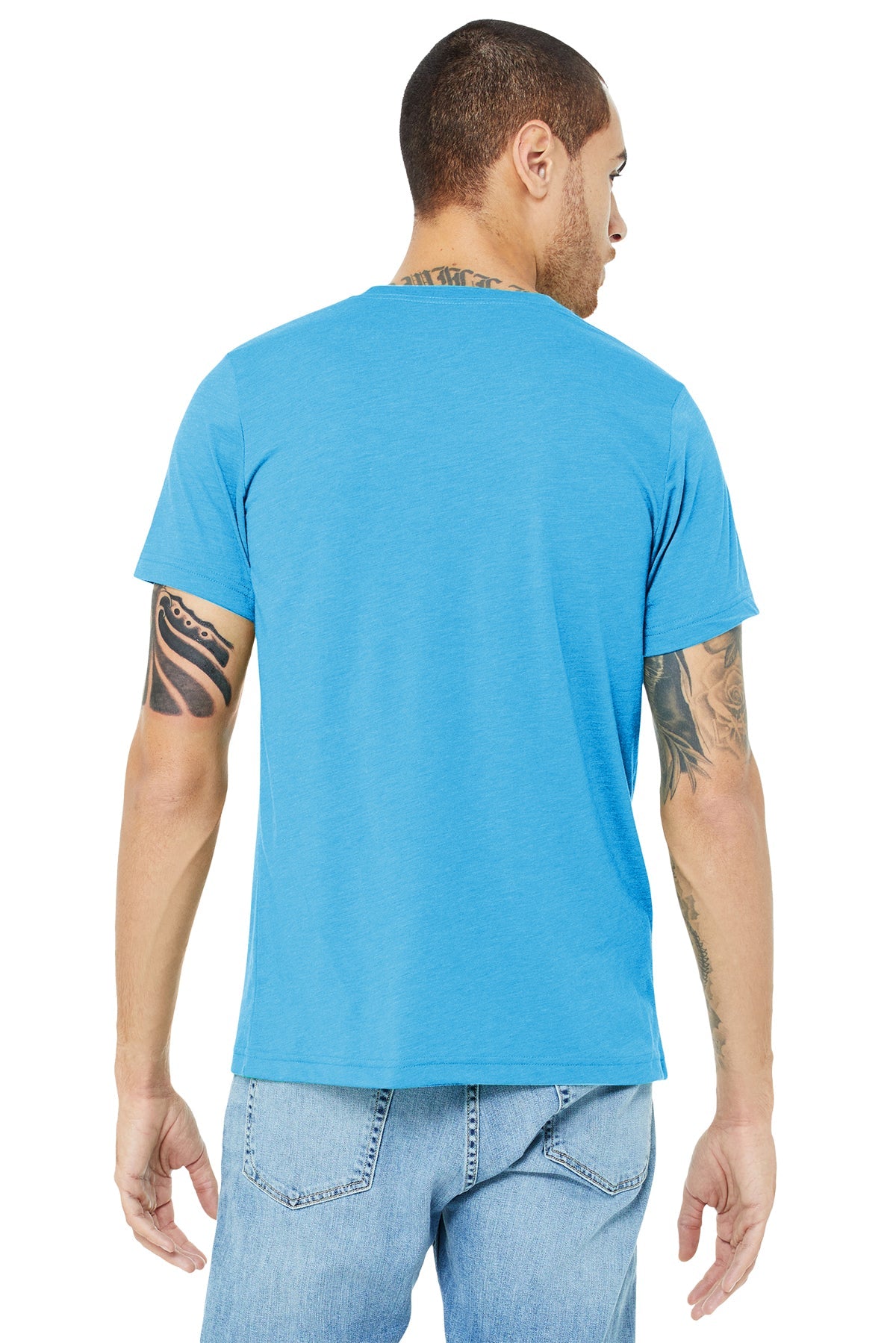 Bella Canvas Unisex Triblend T-Shirt, Aqua [GOBHI]