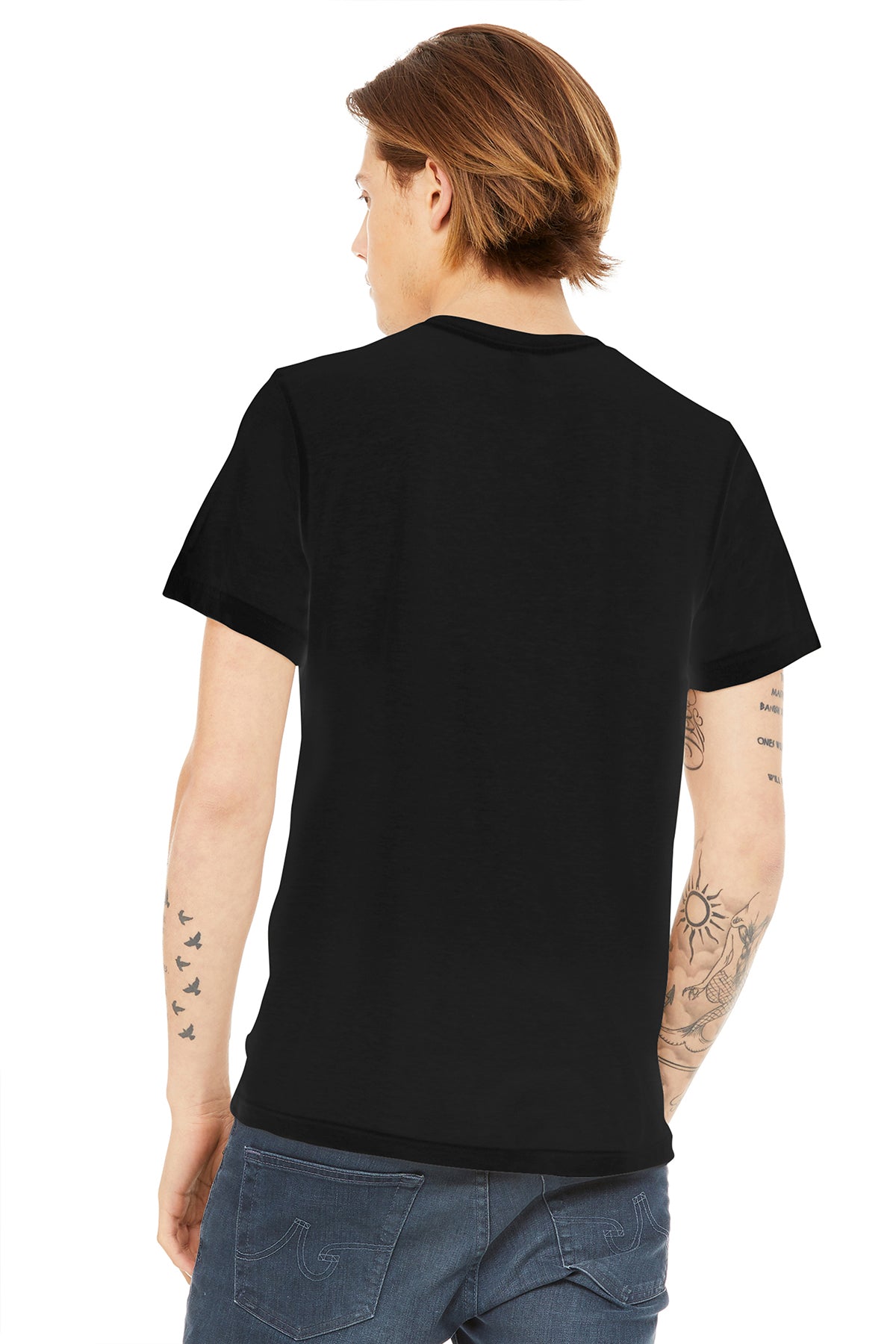 bella + canvas unisex poly-cotton short sleeve t-shirt 3650 black