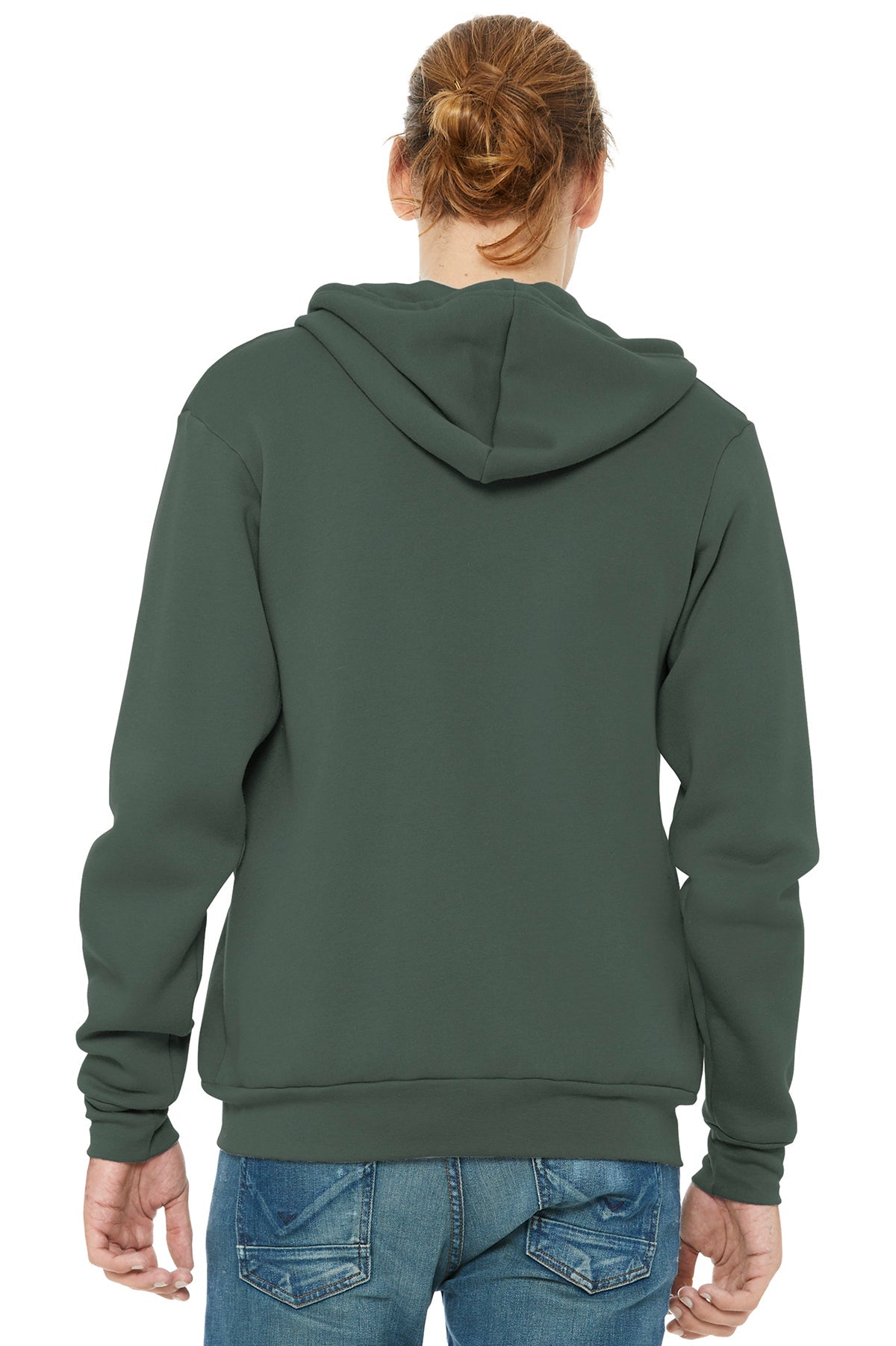 bella + canvas_3739_military green_company_logo_sweatshirts