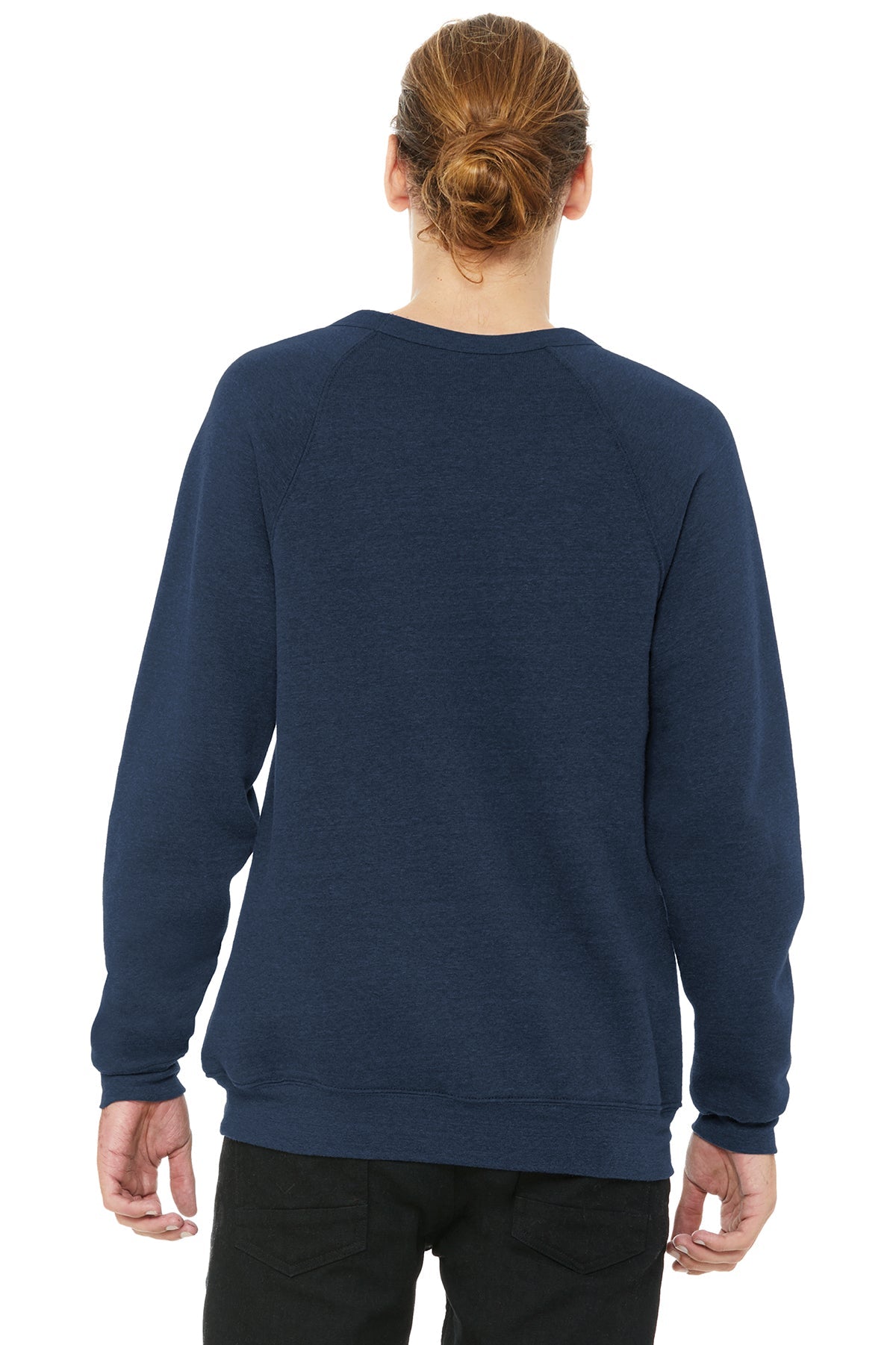 bella + canvas_3901_heather navy_company_logo_sweatshirts