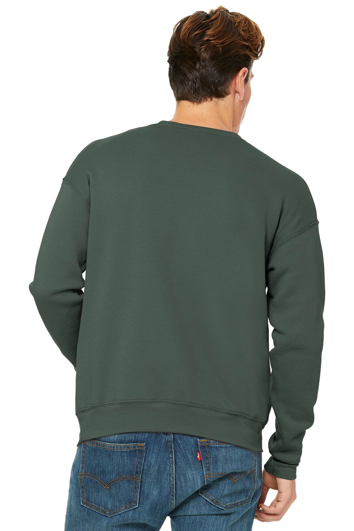 bella + canvas_3945_military green_company_logo_sweatshirts