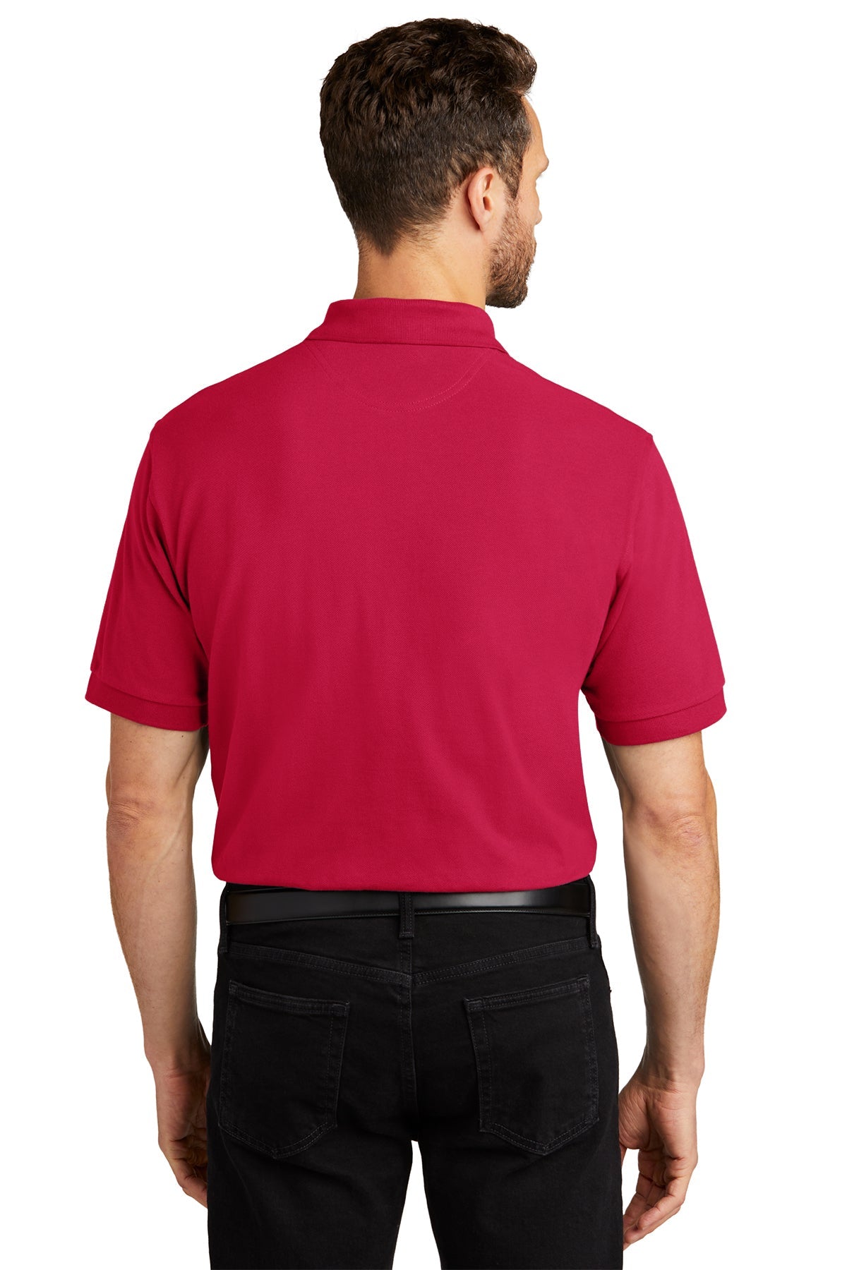 port authority_k420 _red_company_logo_polos