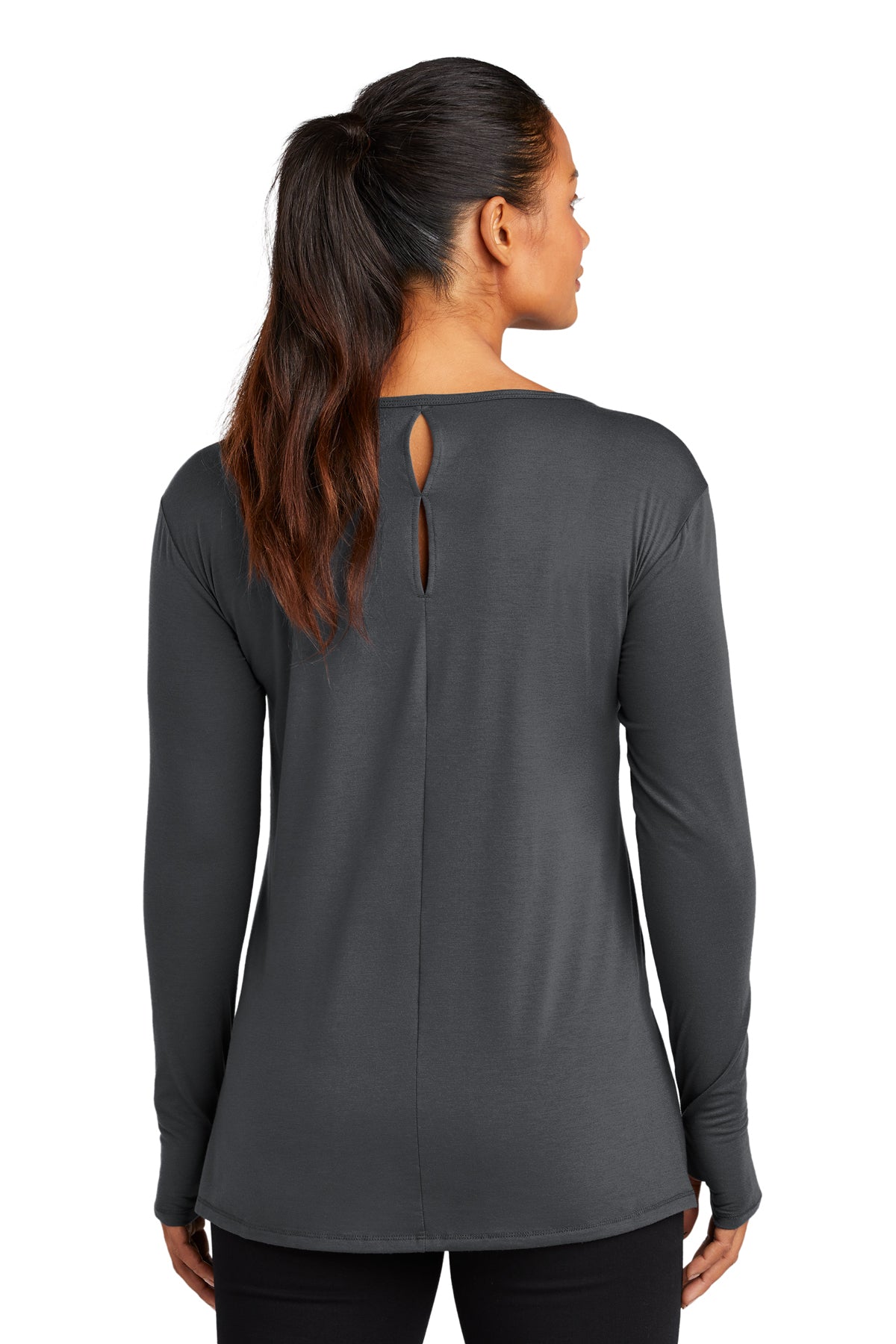 OGIO Ladies Luuma Long Sleeve Customized Tunics, Diesel Grey