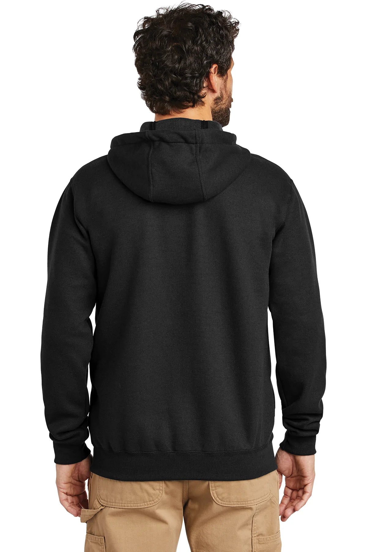 Carhartt Midweight Zip Up Hoodies, Black [Executive Construction]
