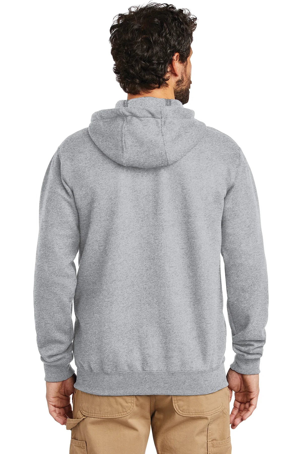 Carhartt Midweight Zip Up Hoodies, Heather Grey [Executive Construction]