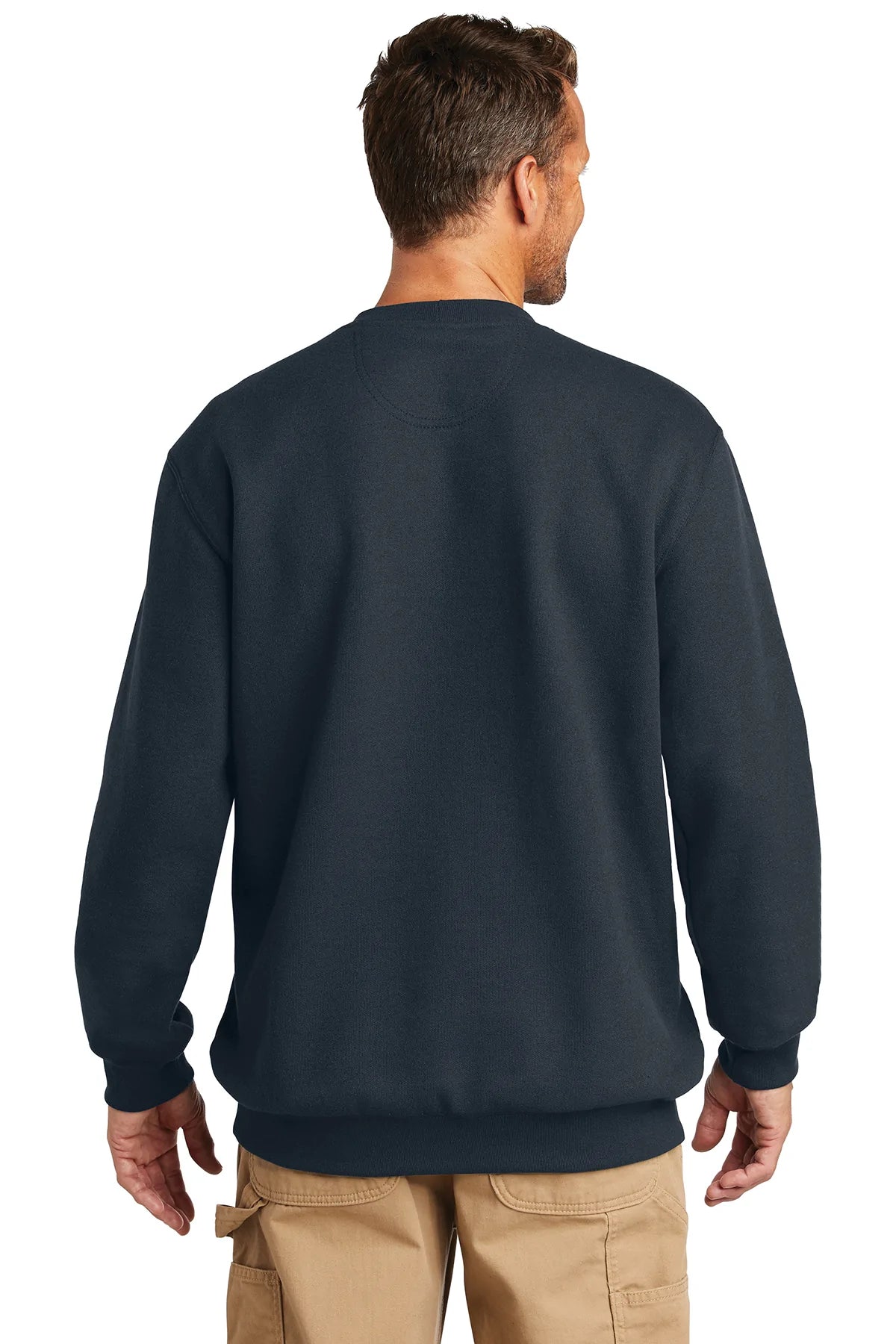 carhartt_ctk124 _new navy_company_logo_sweatshirts